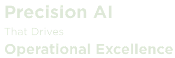 Precision AI That Drives Operational Excellence