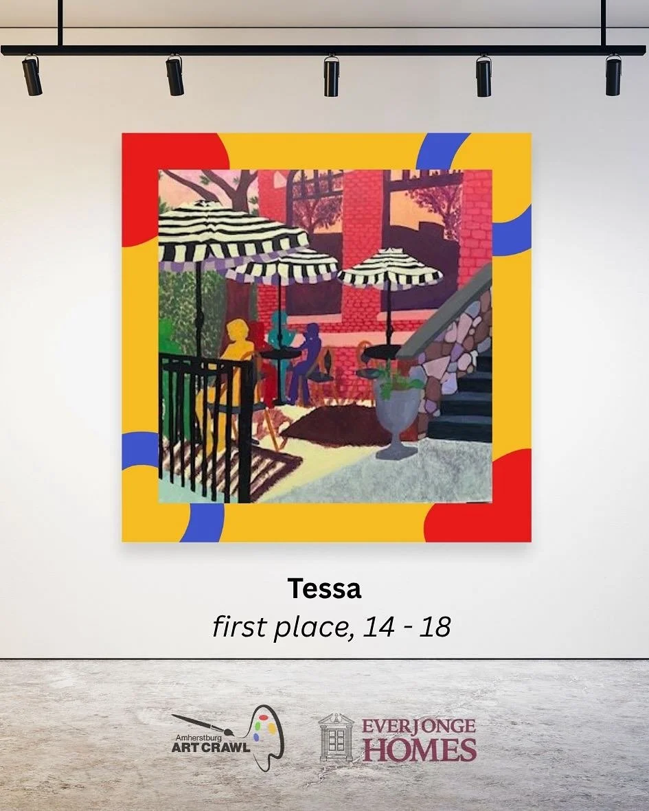๐๏ธ๐ผ๏ธ Missed the unveiling of the 2025 Kids & Teens Art Contest Winners on Sunday? Don’t worry - check them out here, or on our website at artamherstburg.ca/kids-art-contest! 
These talented young artists from 6 - 18 have left us amazed -