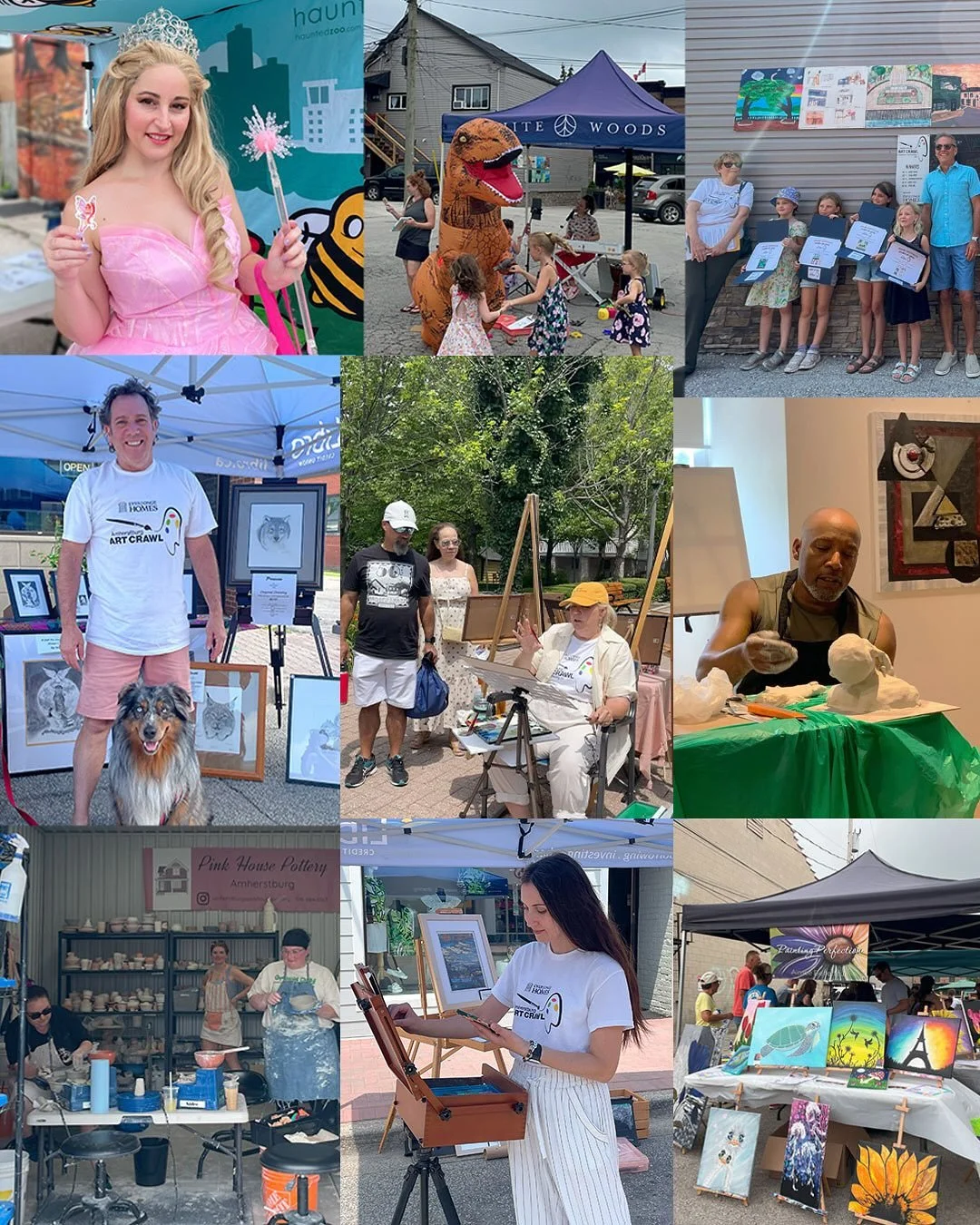 โฌ
๏ธ Swipe left to see a collage of the 2025 Amherstburg Crawl! โฌ
๏ธ
Art Amherstburg Society would like to extend our gratitude to everyone who came out over the weekend to celebrate the arts - visual art, music, dance, and literature. 
We were thrille