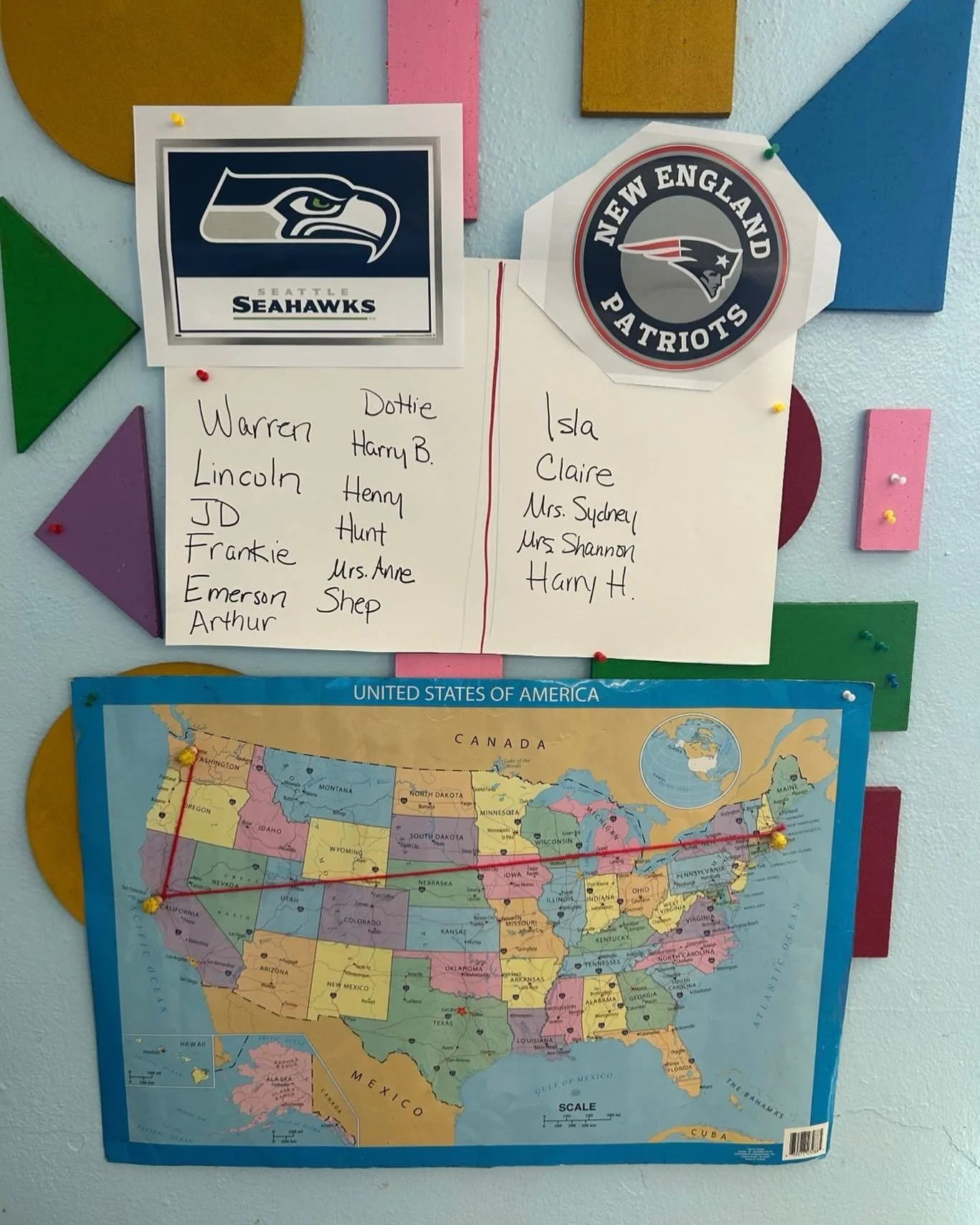 Super Bowl &lsquo;26 - who you got?#geography#miles#teams#math#seahawks