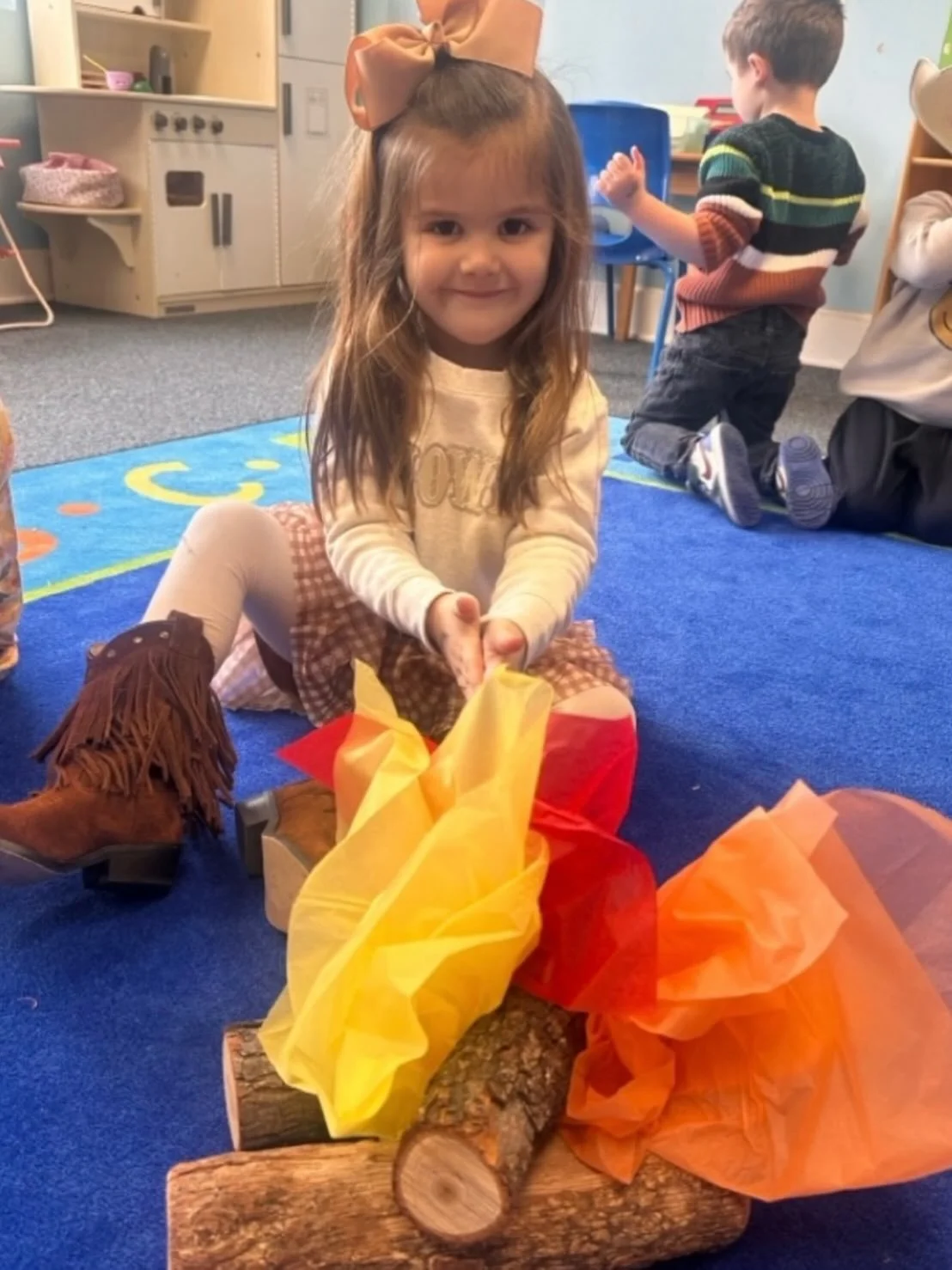 Stoked for western day!#campfire#cowboyday#haupt#ftw#rodeoseason#smores#