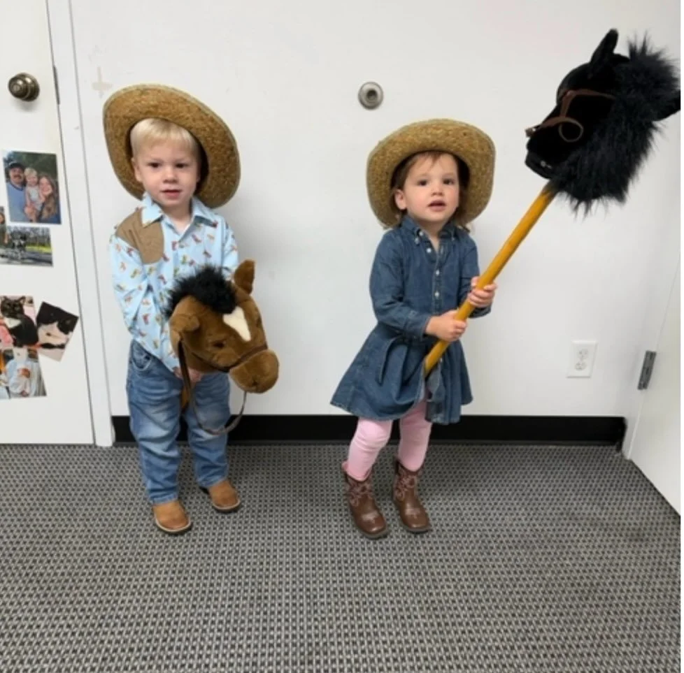 Fast ridin&rsquo;#cowboyday#westernday#rodeoseason#haupt#preschool