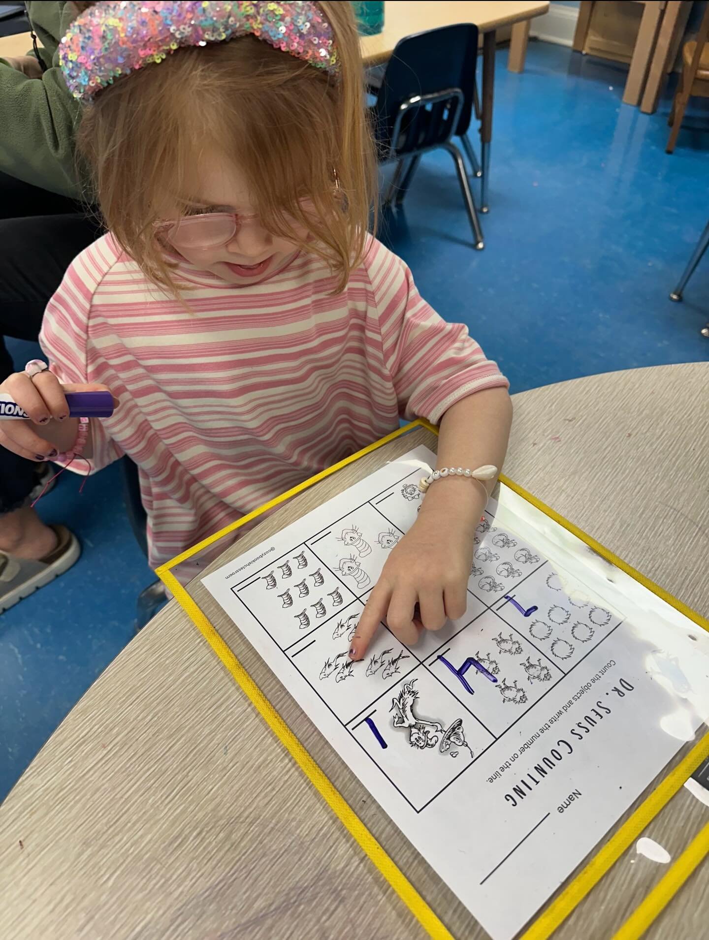 1,2,3&hellip; one by one is how we learn math.#preschool#haupt#math#numbers#counting