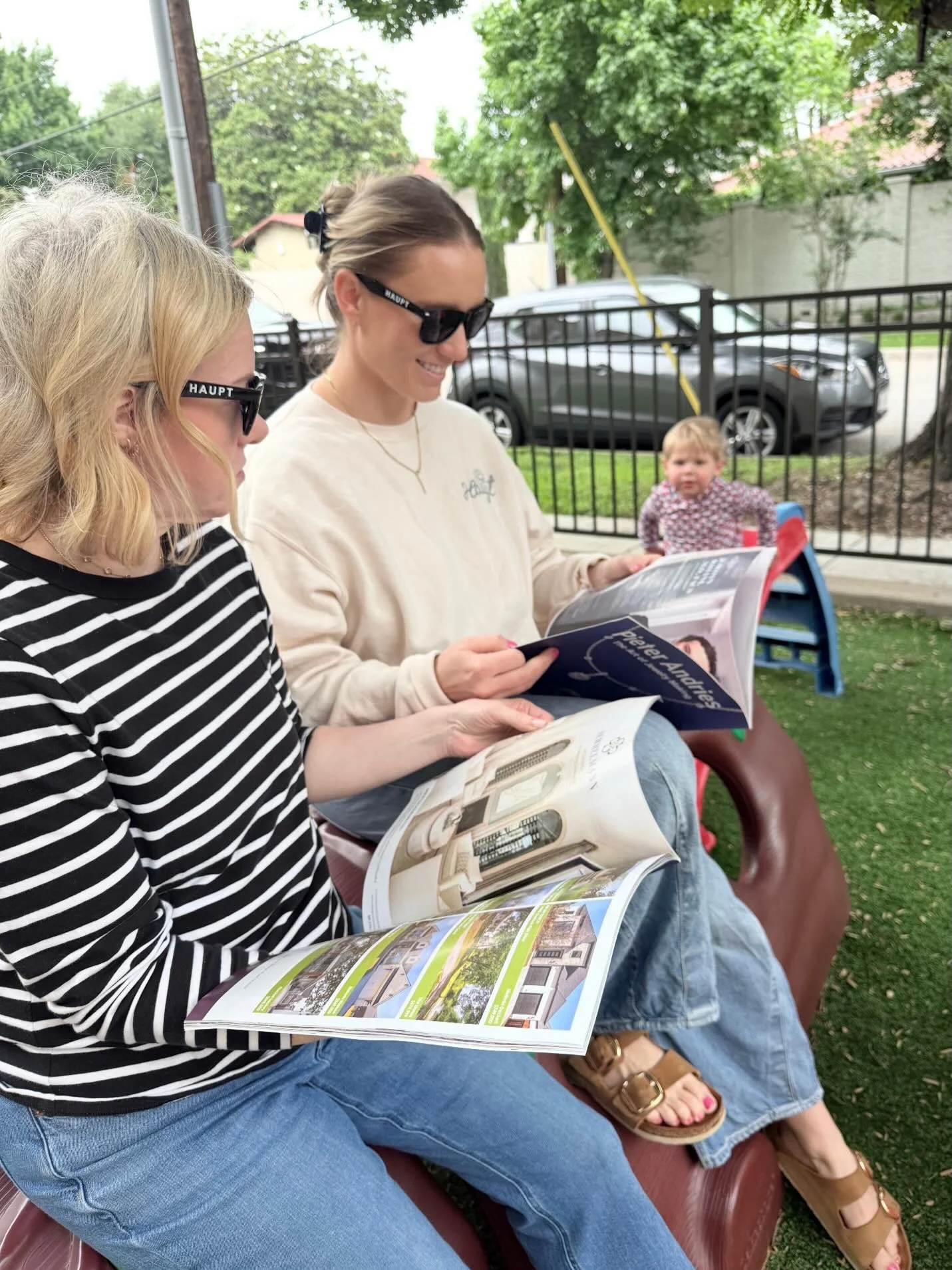 We can&rsquo;t stand the excitement! Something BRIGHT AND EXCITING IS COMING TO PRINT! Check out our HAUPT 🕶️#haupt#swag#76107#ahumc#bestteachers