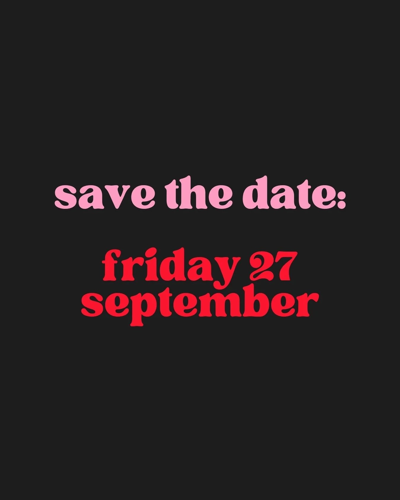Meetups are BACK baby.
More details to come next week, but get this date in your diaries. ❤️❤️❤️