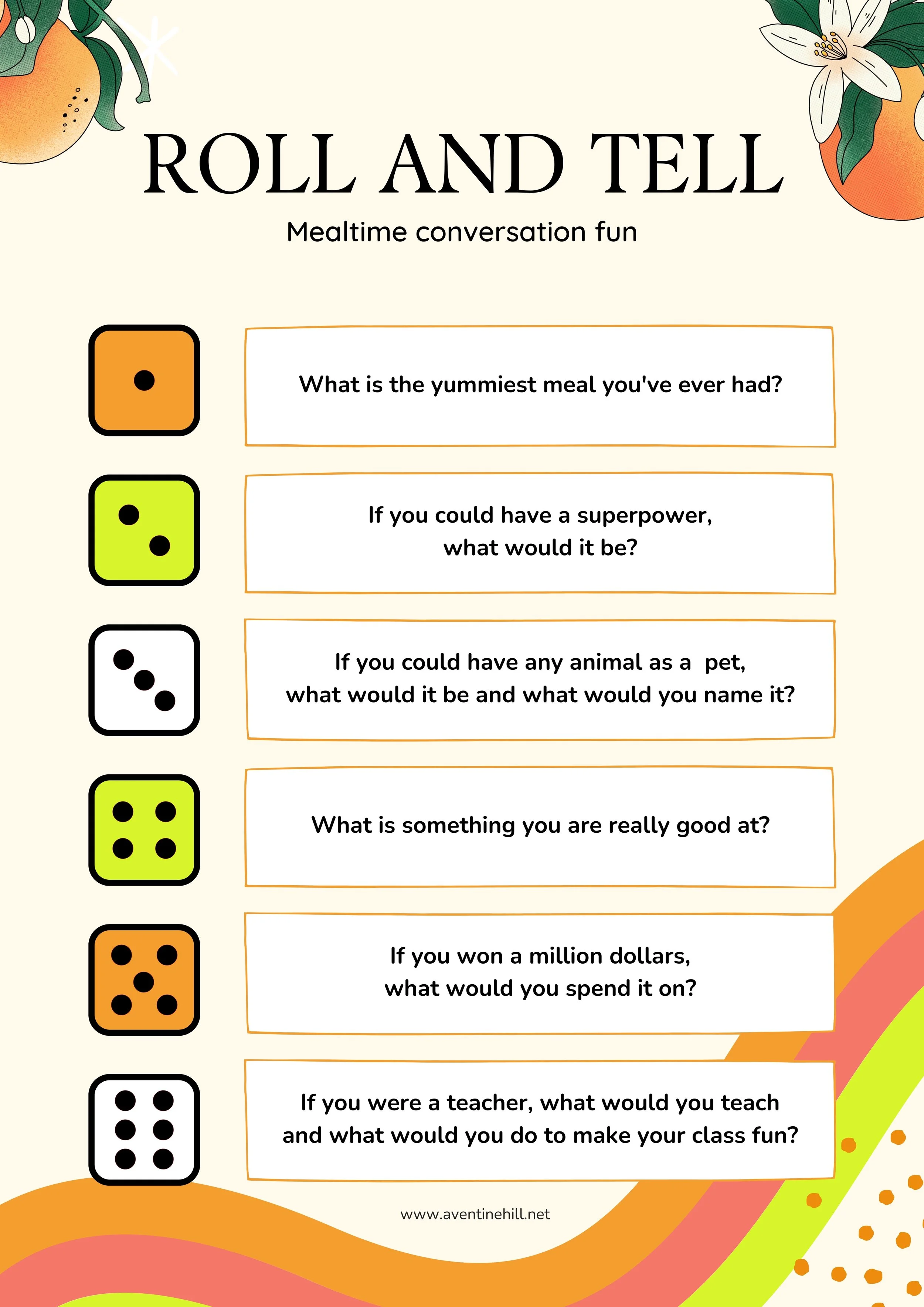 Mealtime Conversation Fun