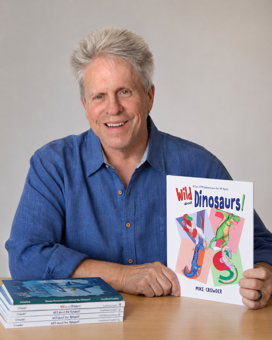 Mike Crowder, children’s book author and illustrator of playful books for curious kids