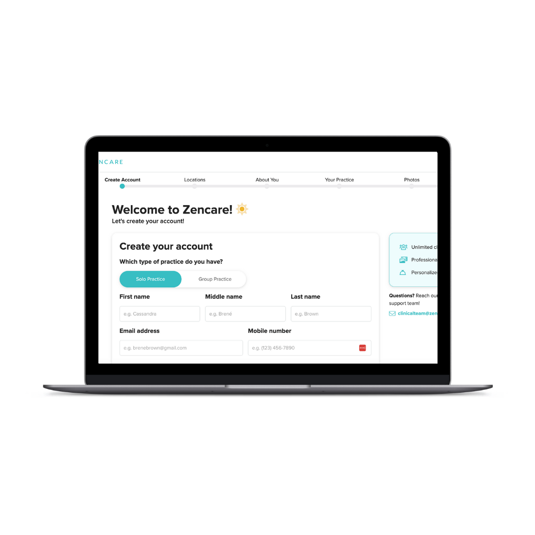 Zencare (for therapists)
