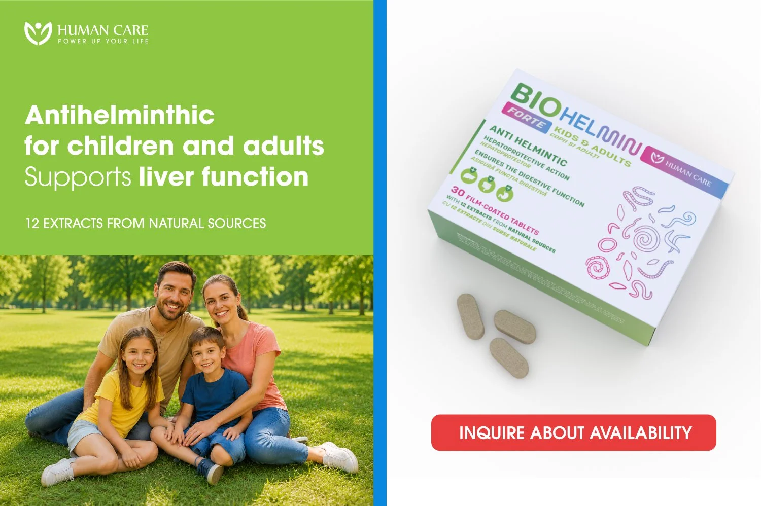 Biohelmin – Advanced Antihelminthic Formula Developed by Human Care