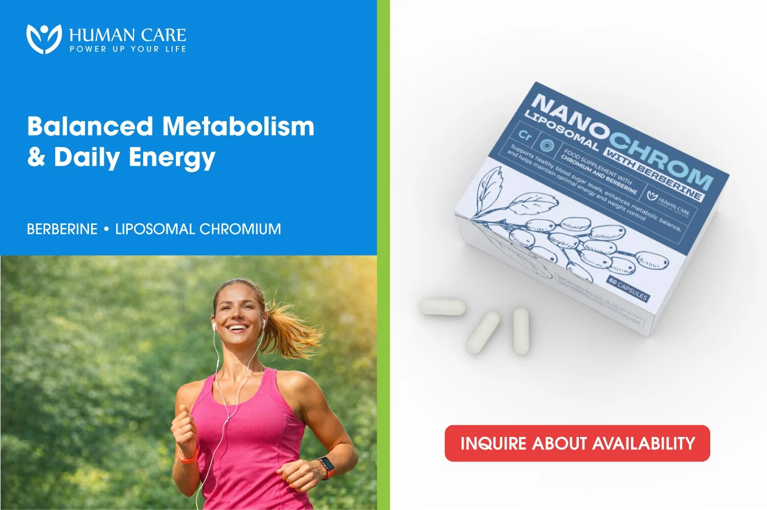 NanoChrom Liposomal with Berberine – Advanced Support for Metabolic Balance and Healthy Blood Sugar Levels