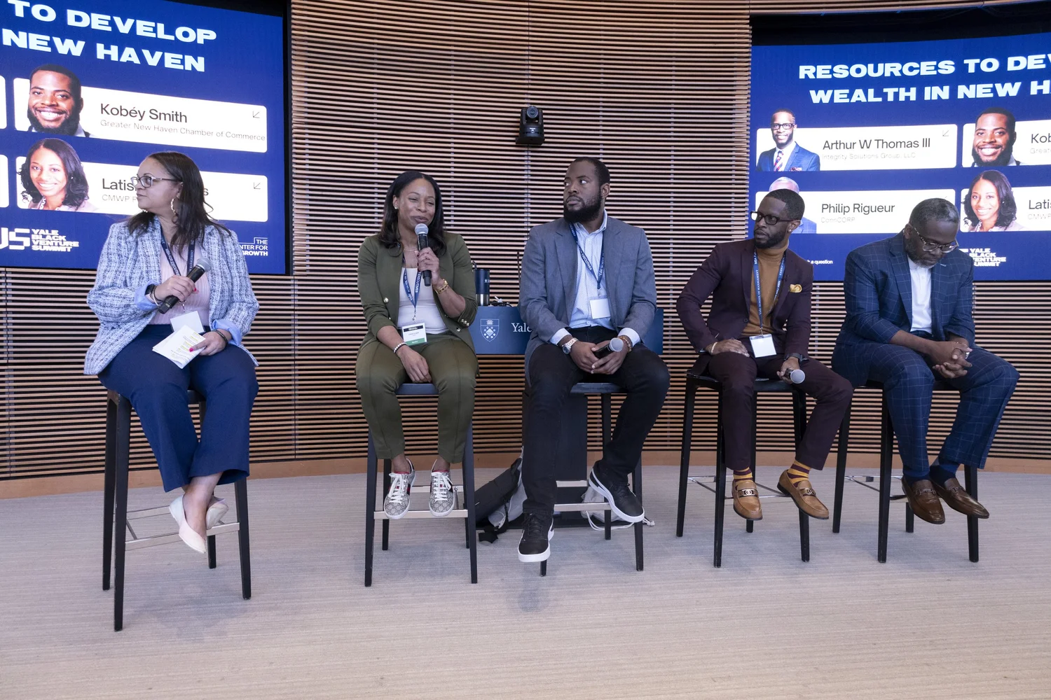 People at the Yale Black Venture Summit