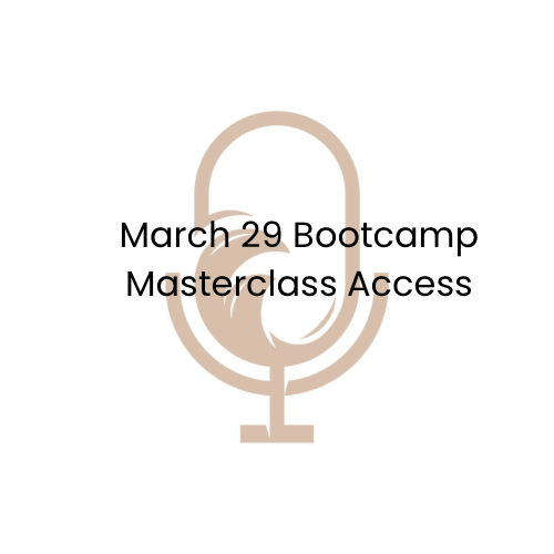 March 29 Vocal Bootcamp - Masterclass Access