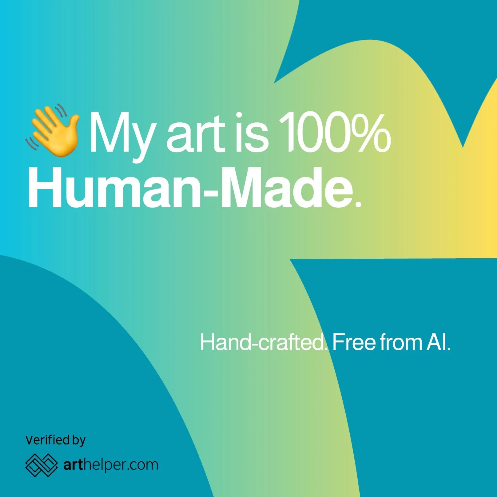 Because Art should never be predictable. #humanmadeart