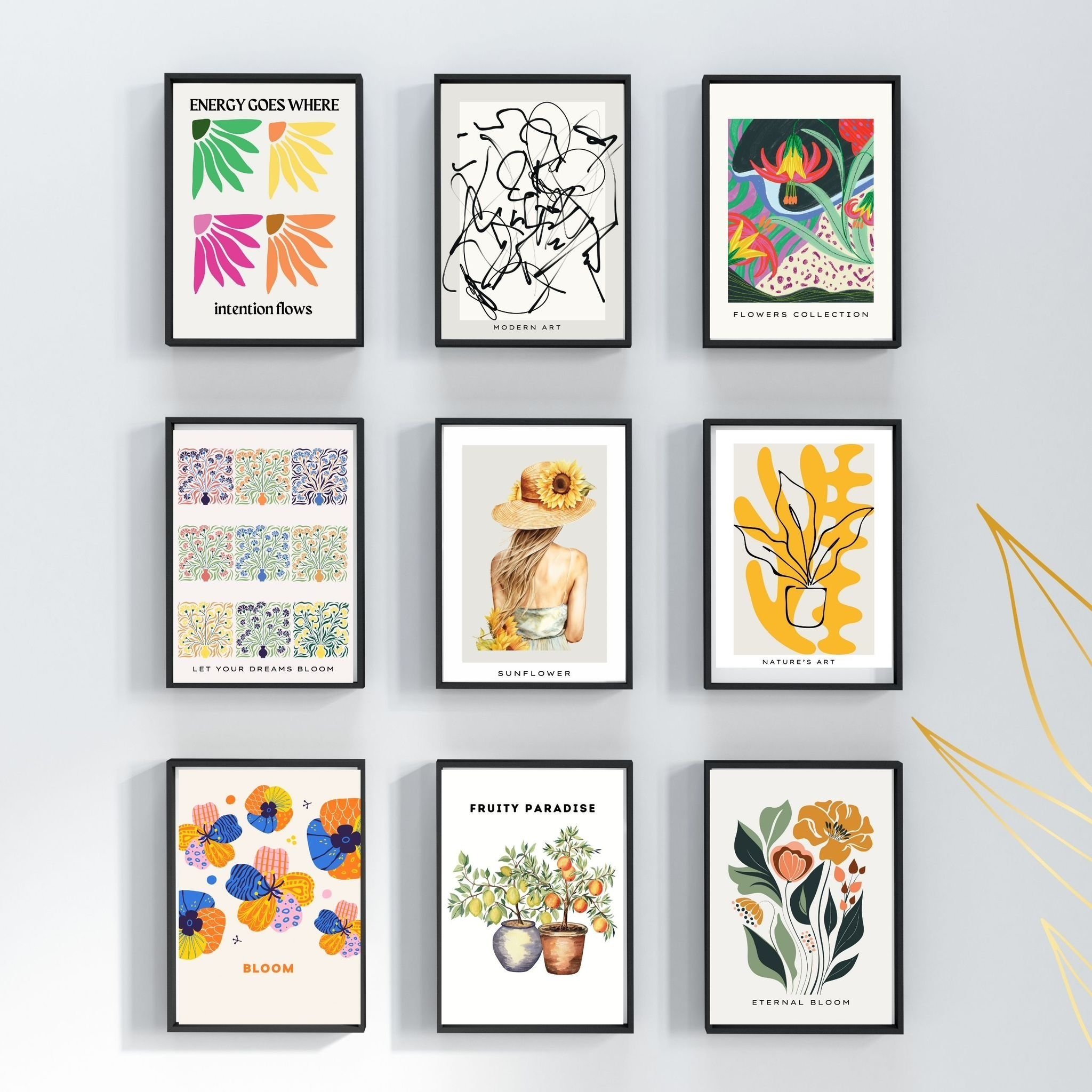 40 Interior Mockup Poster Set I Perfekt für Wohn- & Küchendesign I Digitaler Download