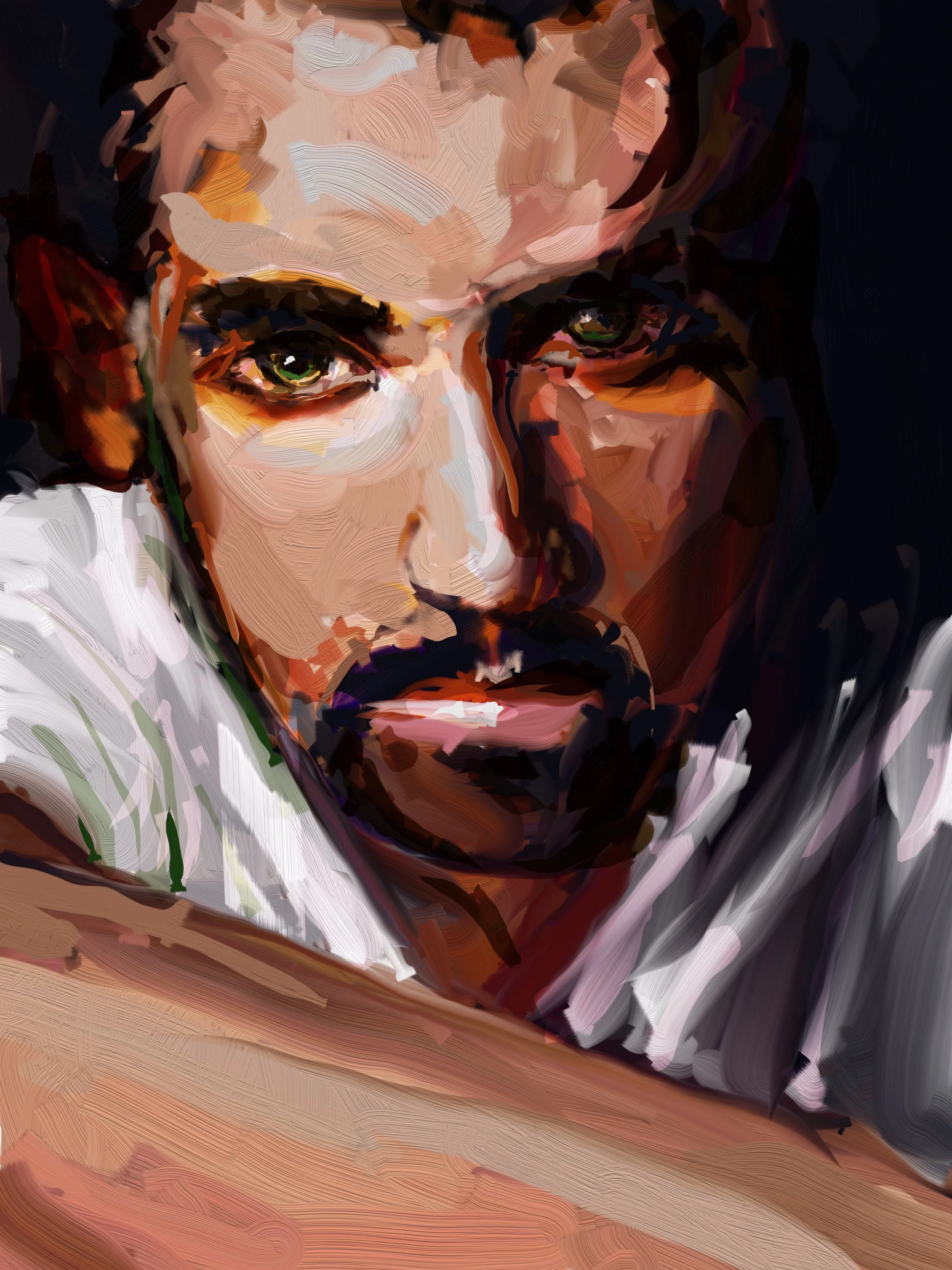 Untitled 2021. Digital painting 16” x 22”