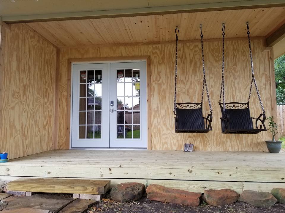 Extended garage (Pasadena TX)