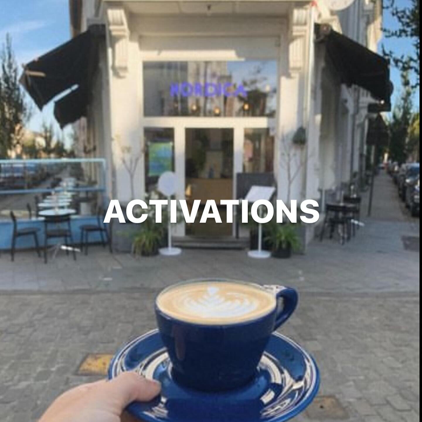 FOR ALL INFO  GO TO THE INSTAGRAM OF THE ORGANIZERS 

Activations 
Caffe Mundi Mystery coffee @caffemundi_crossroast 
Oatly Happy Hour Week @barista_bram_on_the_roat 
Dryk Oat coffee at Nordica @nordica31 
Nona&rsquo;s Bakery Coffee Croissant @nonasa