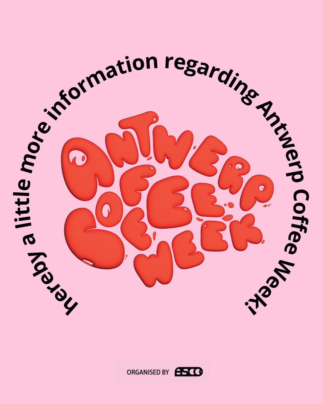 TOMORROW WE WILL BEGIN! 

find the information regarding Antwerp Coffee Week 2026 in the post and enjoy! 
 
Coffee Up!