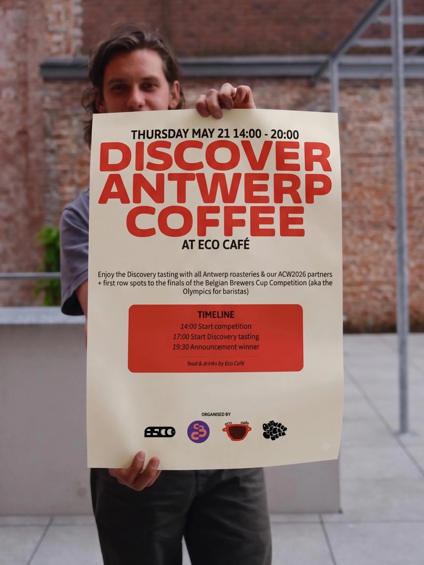 Discover Antwerp Coffee

Taste  coffee from the finest coffee roasters of Antwerp! All on 1 table. 
+ first row spots to the finals of the Belgian Brewers Cup Competition
(aka the belgian Olympics for baristas)

Comment with your favourite antwerp ro