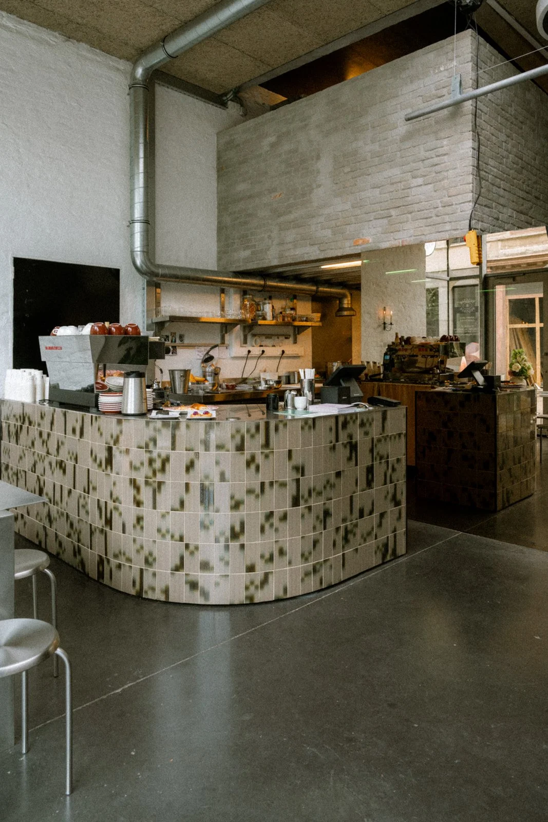 The prep kitchen