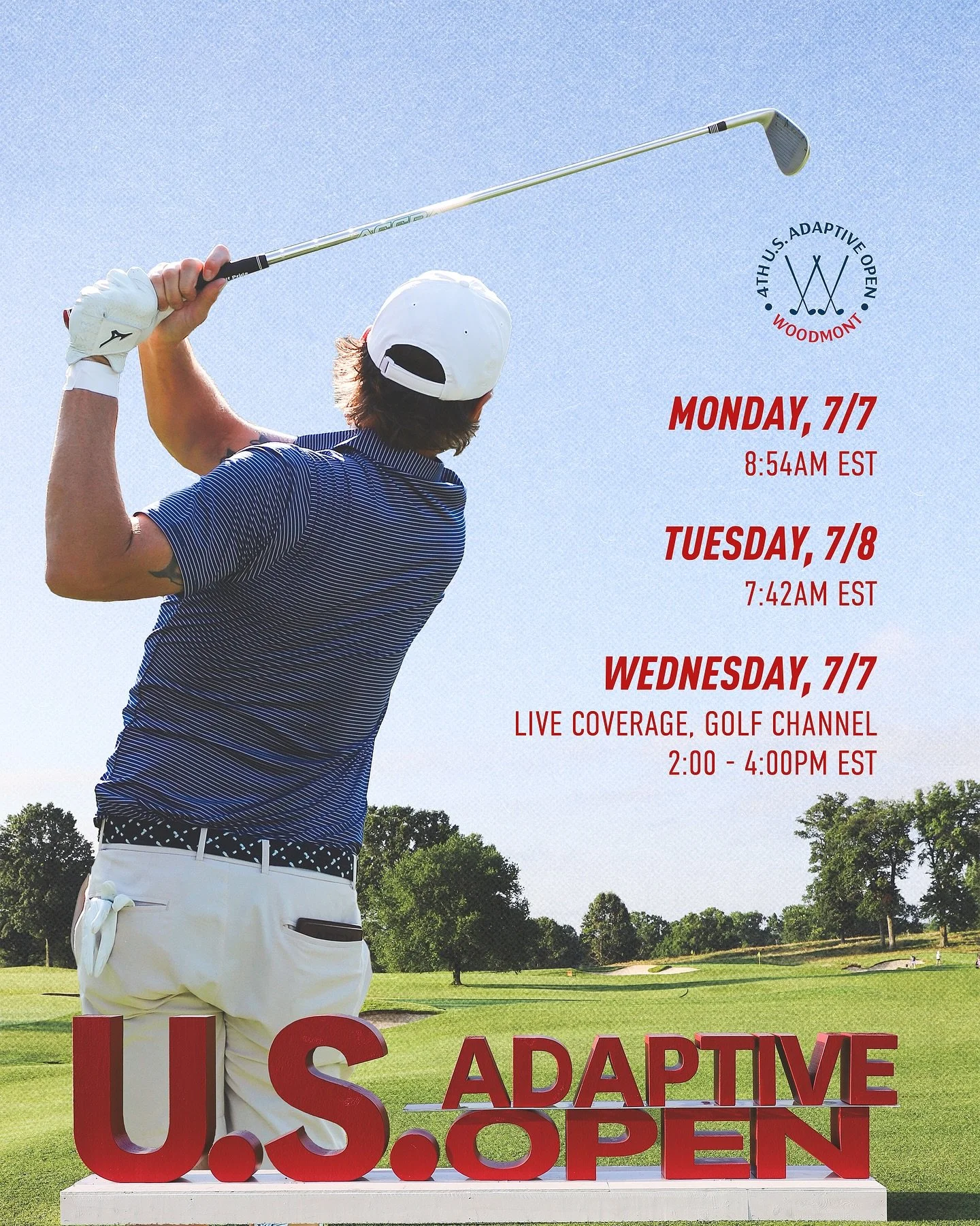 The greatest stage in adaptive golf. Looking forward to the challenge 🤝 see you in the morning! 

Download the USGA app for live scoring, event information, coverage and more.