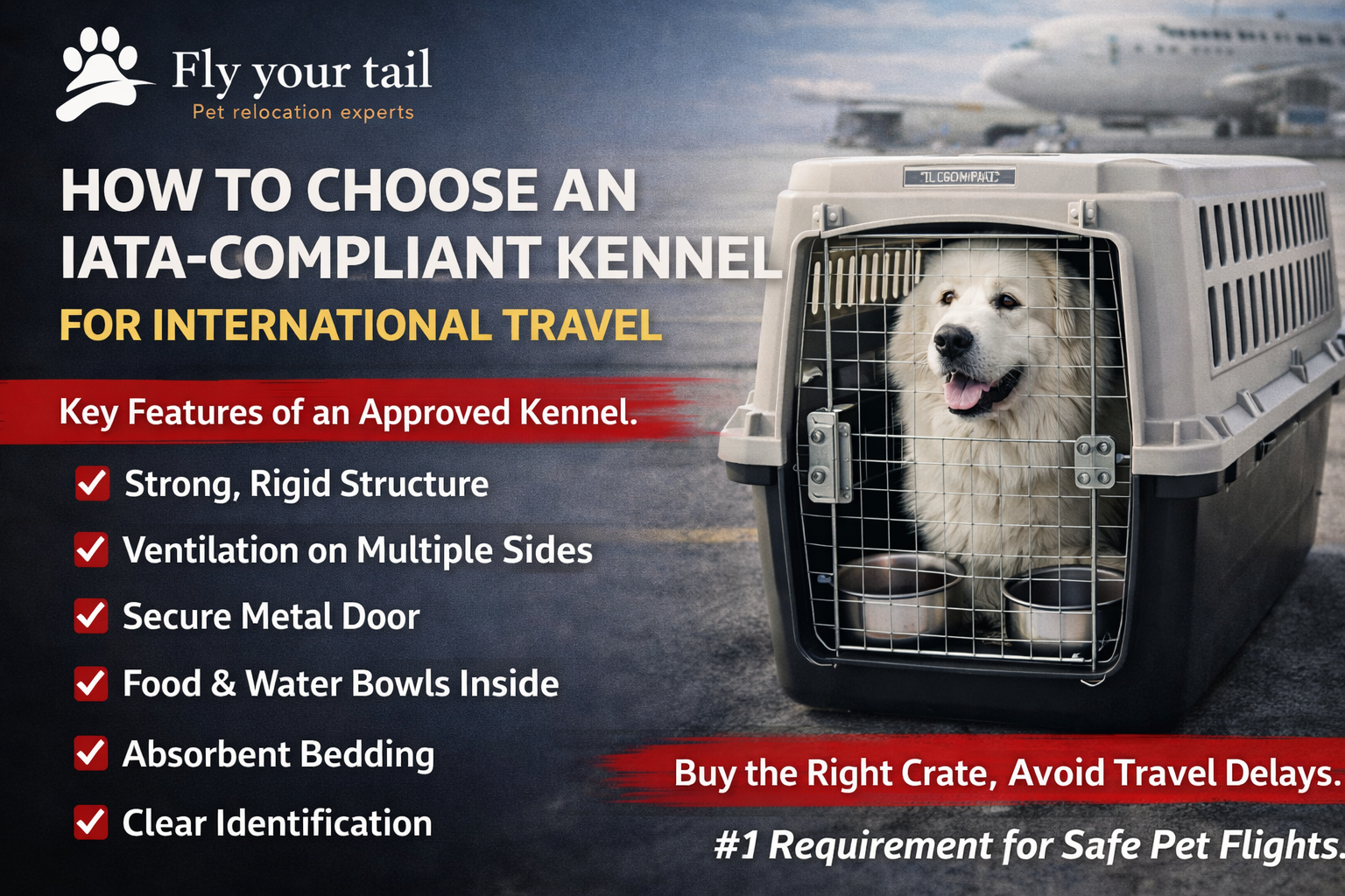 How to Choose an IATA-Compliant Kennel for Your Pet’s International Travel