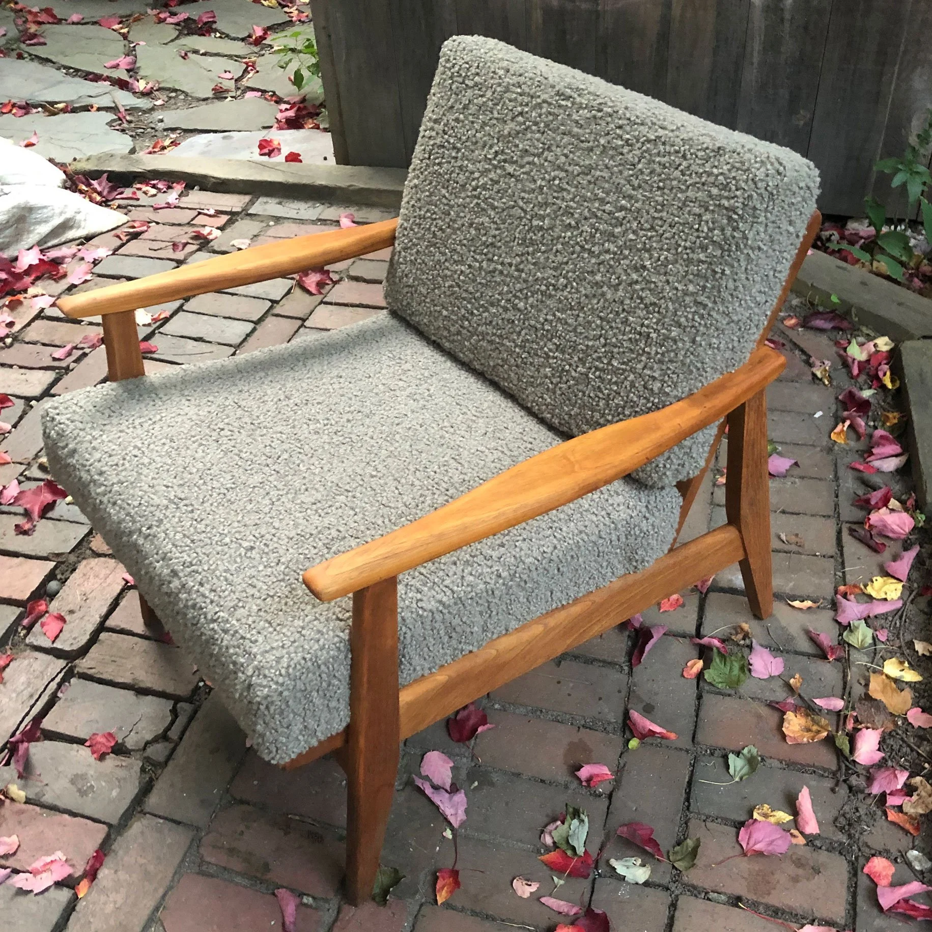Midcentury Wood Frame Chair