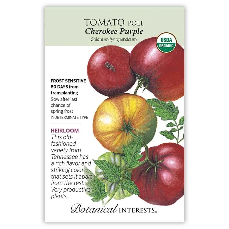 Tomato Pole Cherokee Purple Heirloom