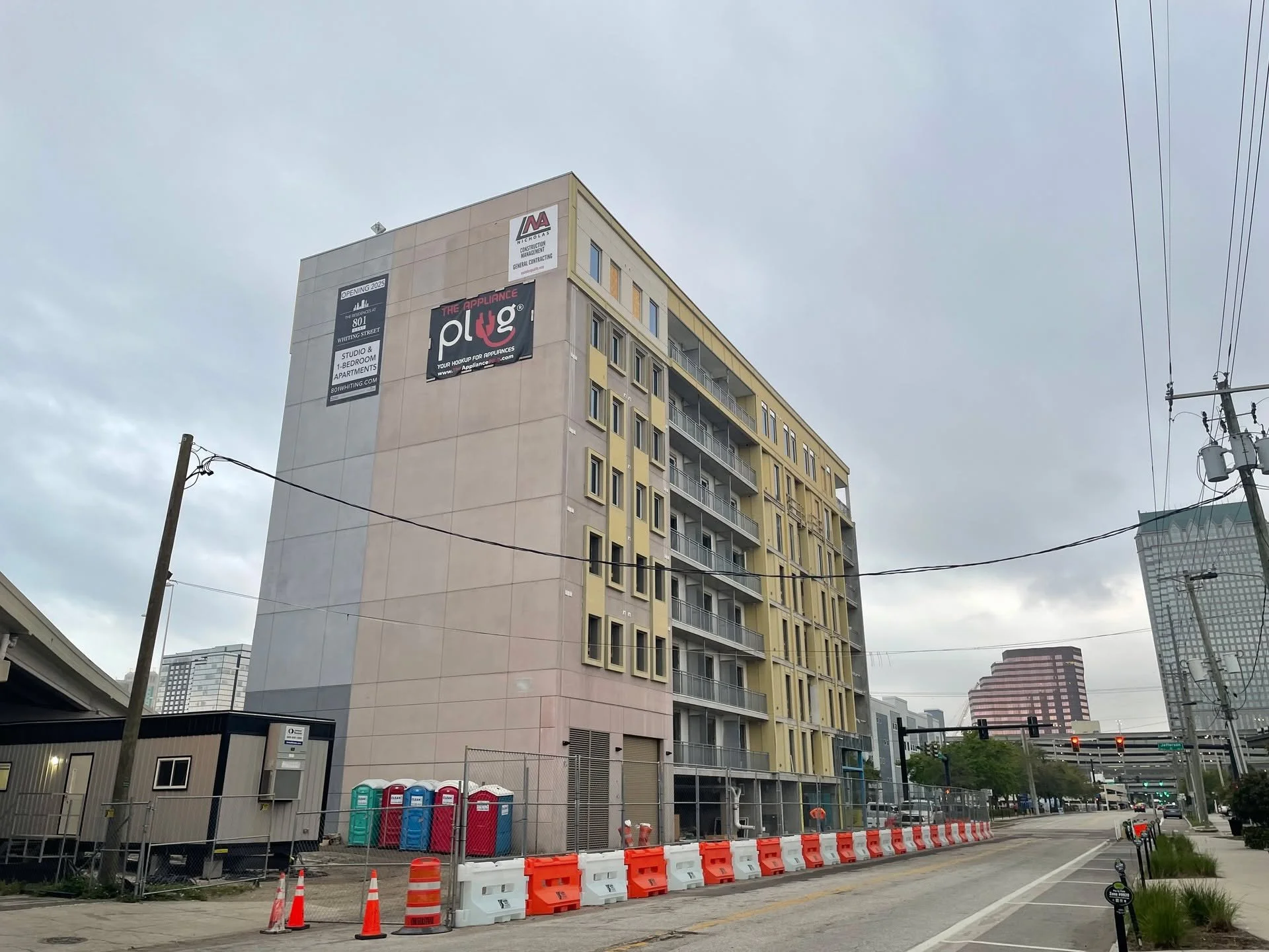 We’re helping @landingsgroup and BendinRoad Development bring their vision for 801 Whiting Street to life in downtown #tampa. Nicholas was enlisted to take over the stalled project in January, and since has brought permanent power and water to