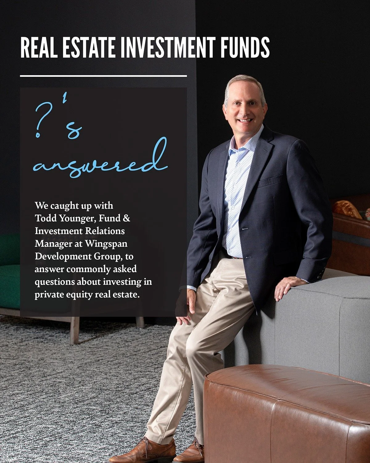Thinking about real estate investing? 🏙️
 
We asked Todd Younger of Wingspan Development Group to break down:
💡 What a private equity real estate fund is
📊 Who can invest
📍 Why multifamily is a smart play
 
Quick insights, real answers. Read the