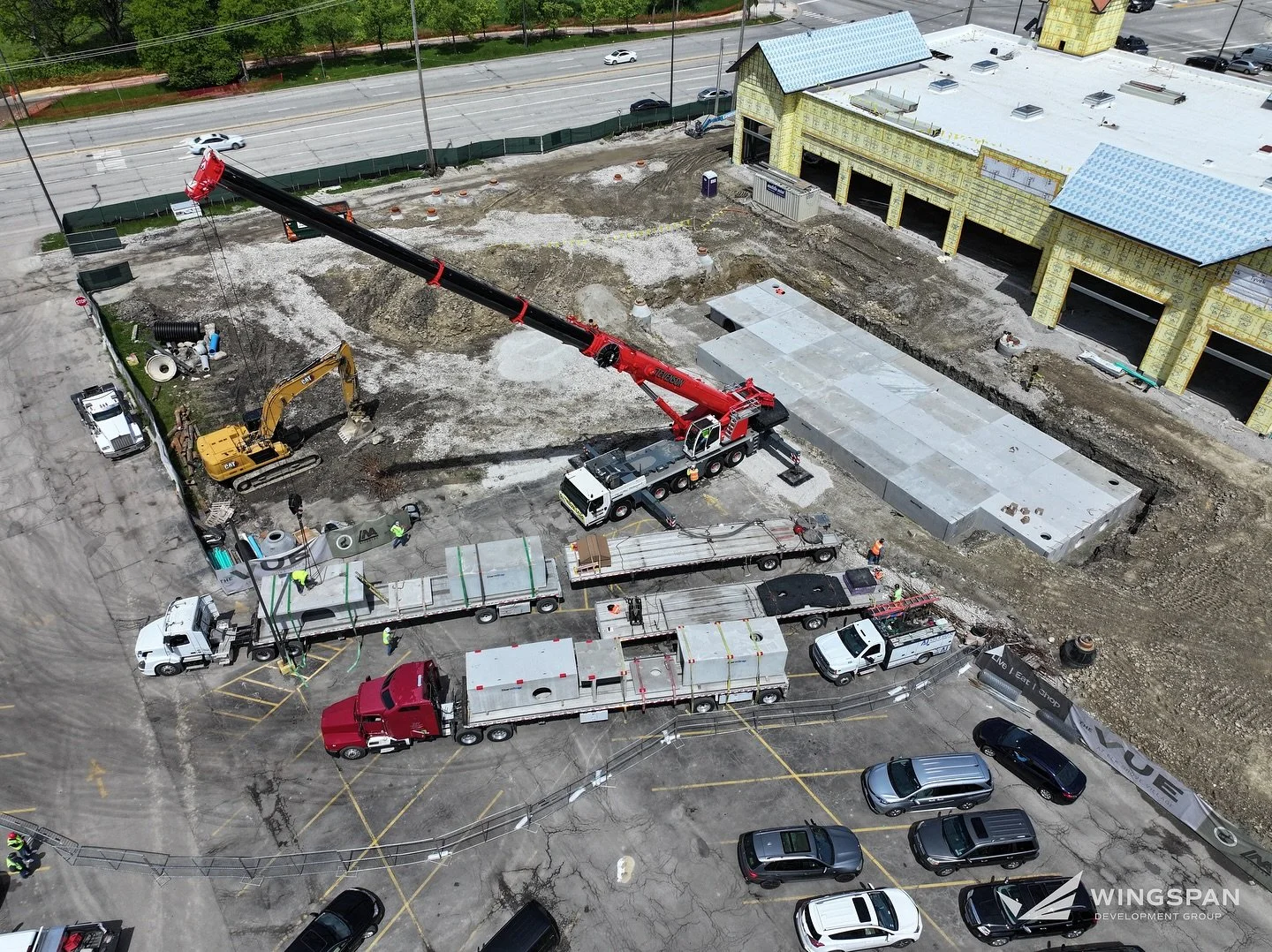 Another @stormtrap_solutions is in the ground at The VUE-Elk Grove Village, and construction is full steam ahead! Underground utilities are being installed, and crews are making great progress on the exteriors of both retail buildings.
Follow us t