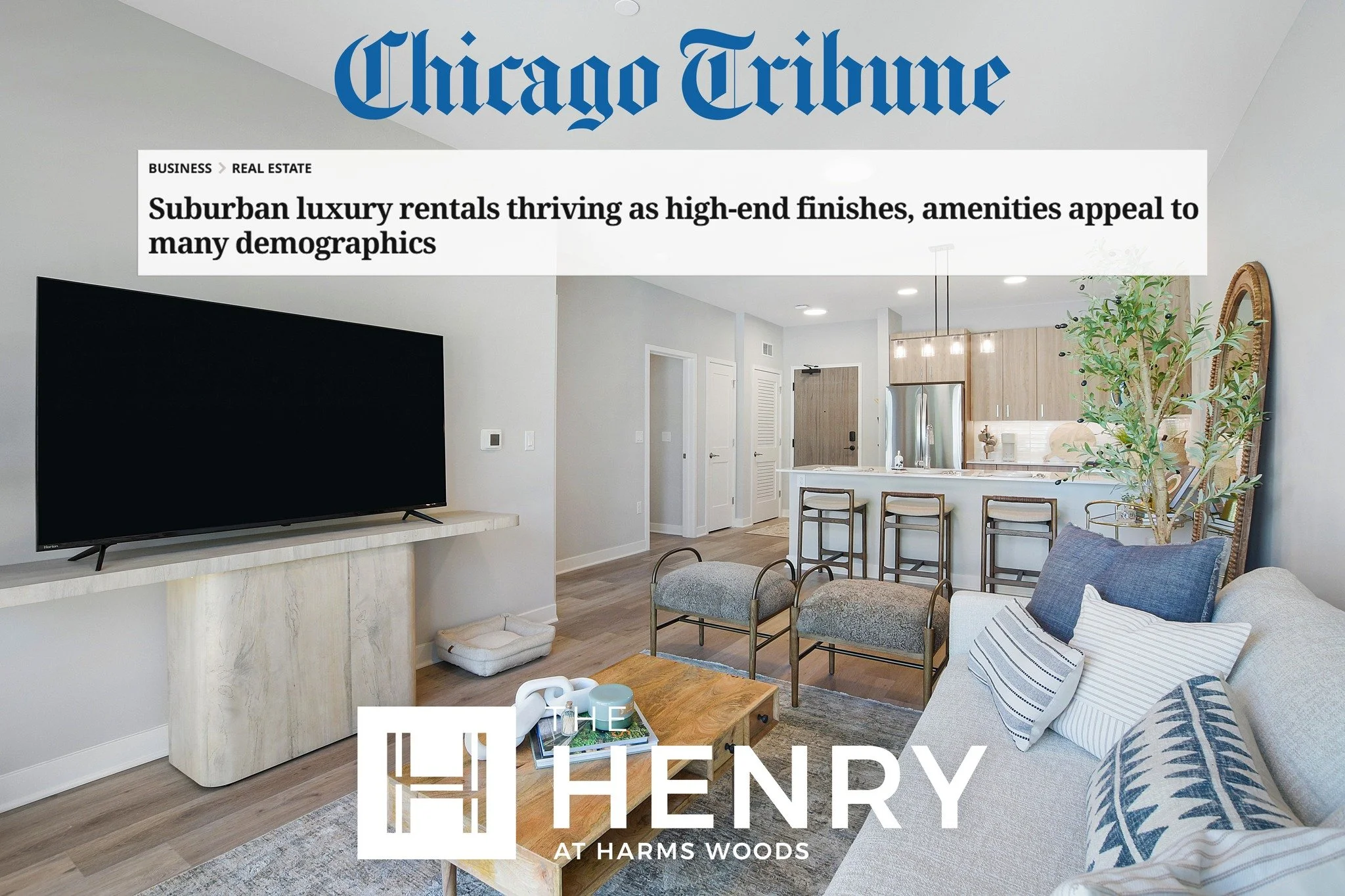 Luxury suburban living is redefining what “home” looks like in the Chicago suburbs. As more renters seek space, amenities, and flexibility, upscale communities like @henryharmswoods and @liveatthedawson are leading the way.
Read more in