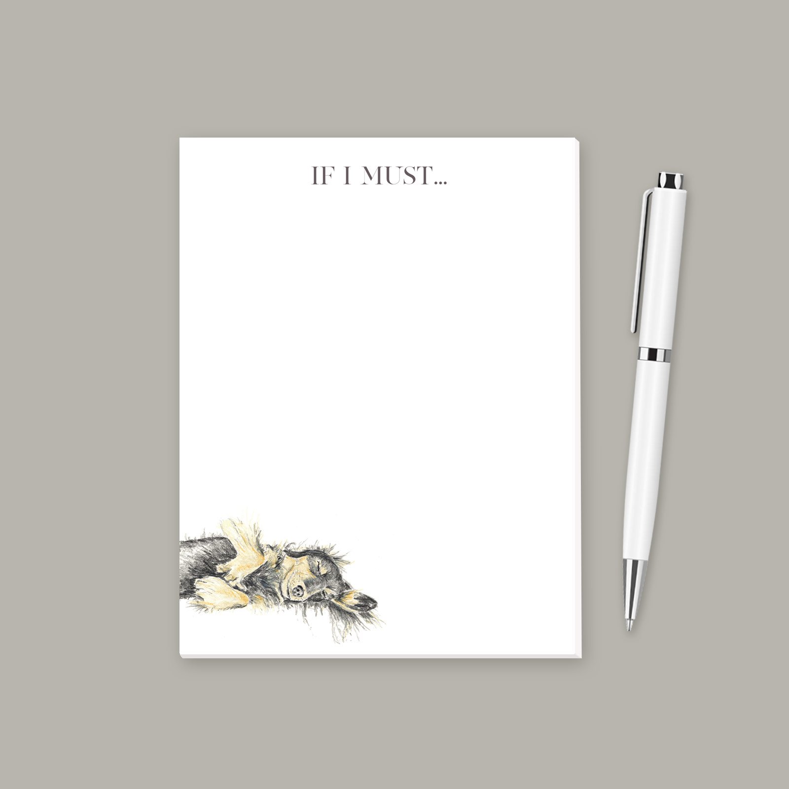 IF I MUST Notepad
