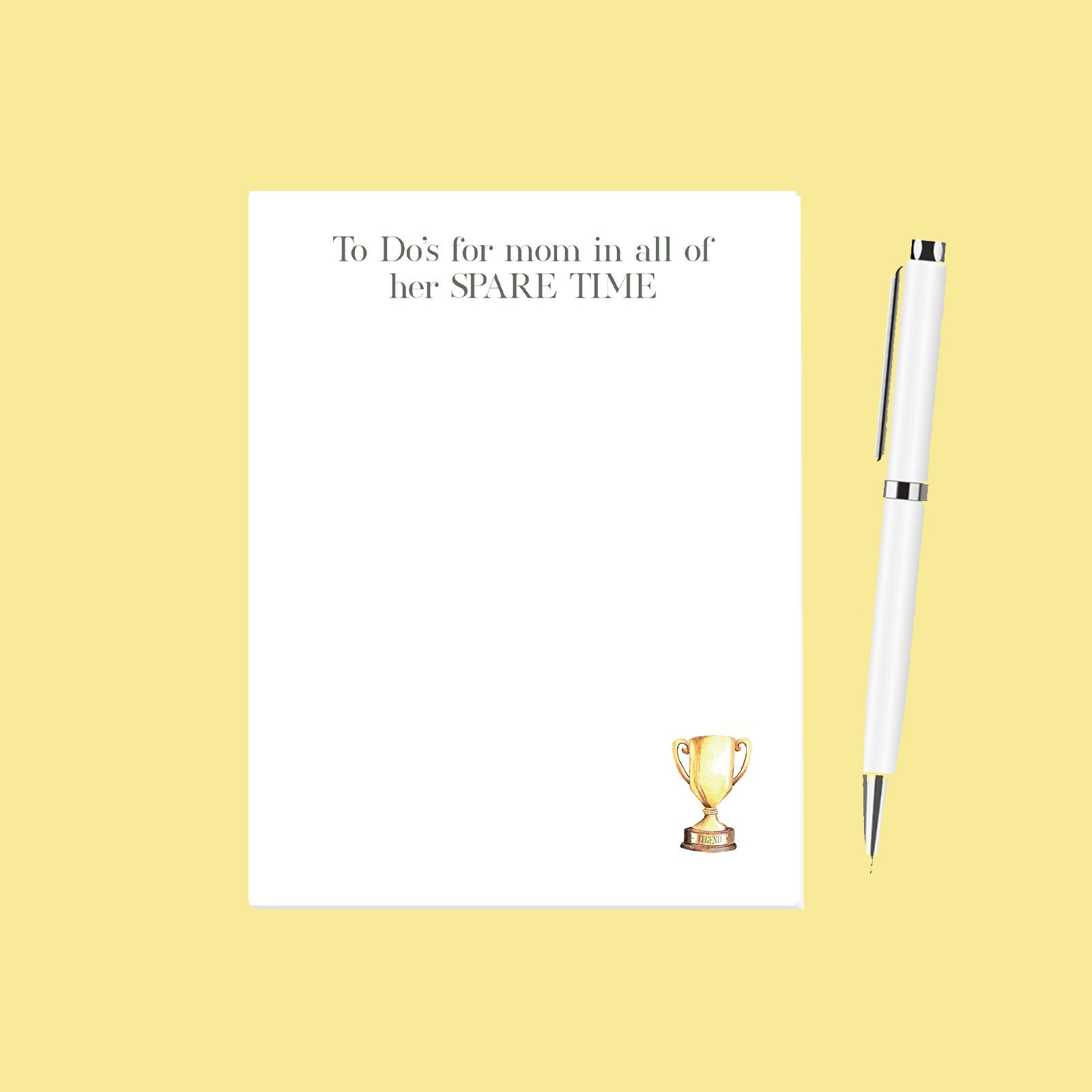 SPARE TIME notepad