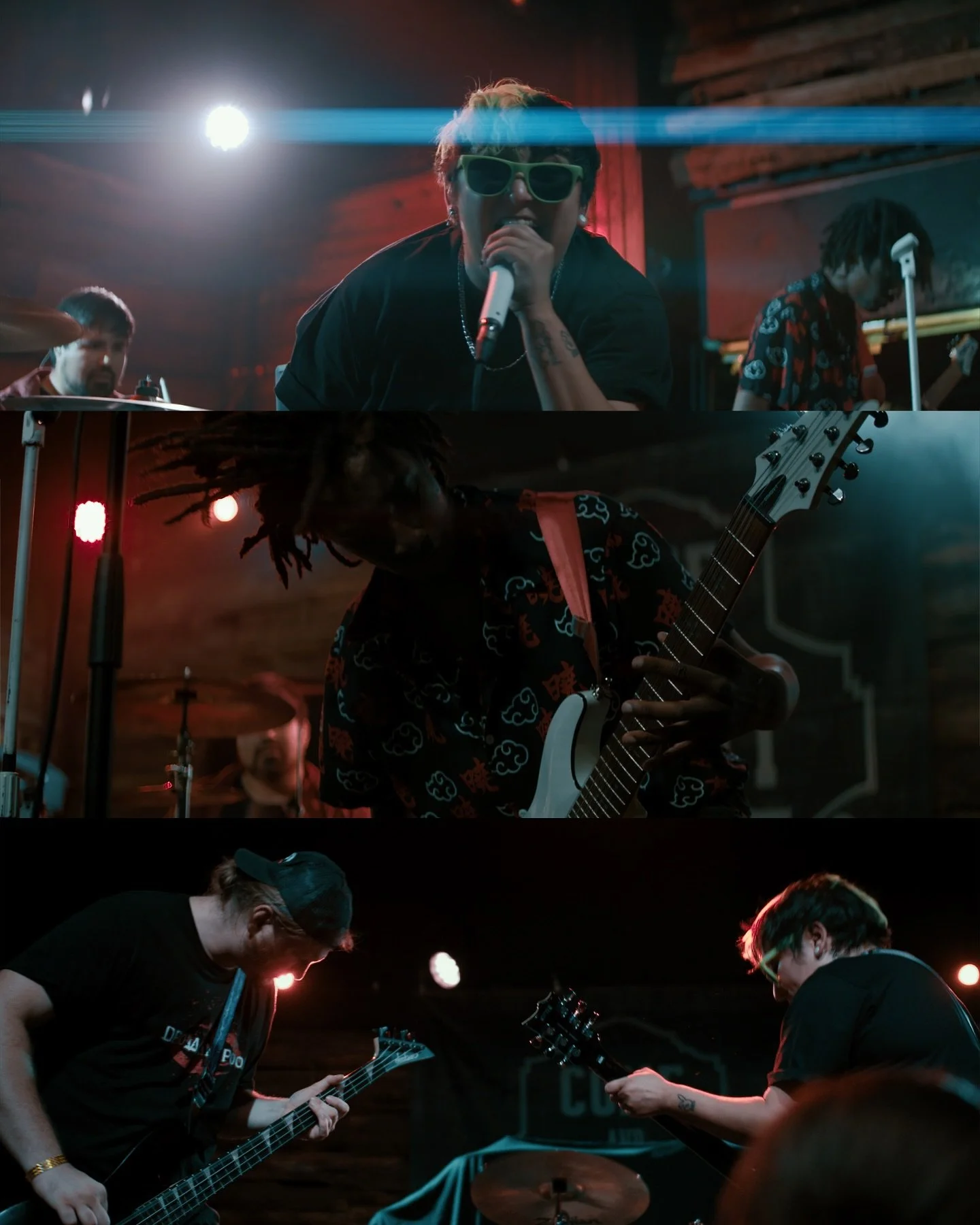 Some shots of @misguidedintentionsofficial show at @comeandtakeitlive last night! Always cool to see the homies doing their thing!

#bmpcc4k #35mm #cinematic 
#siruianamorphic 
#metalband #livemusic