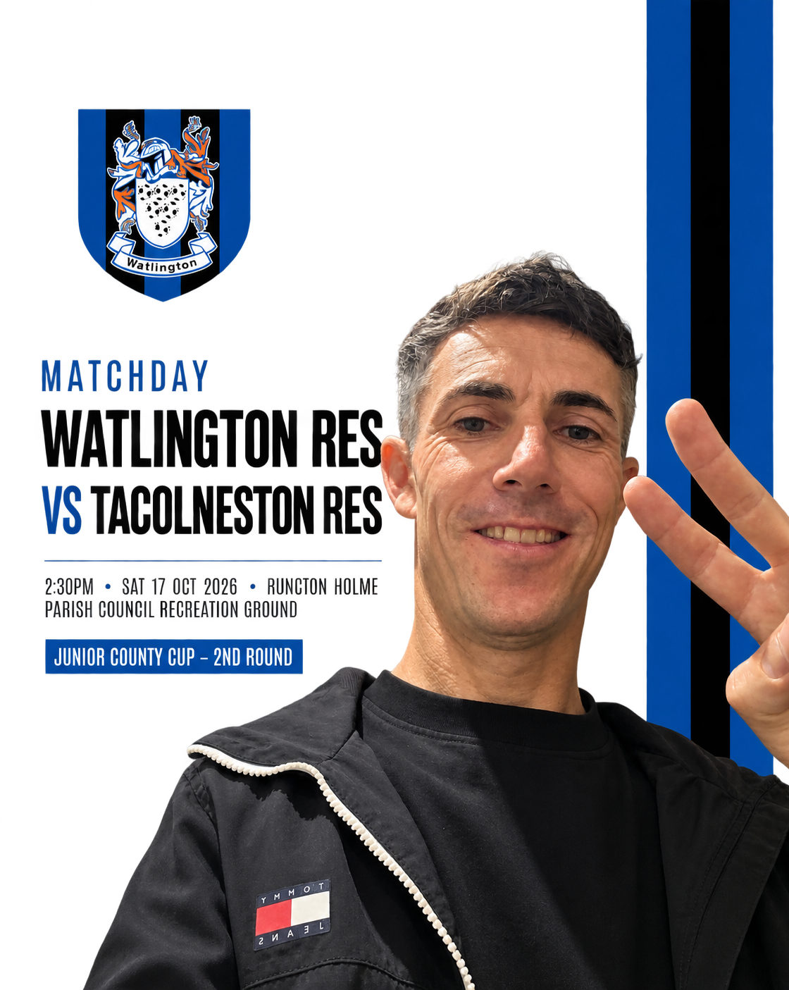 Watlington Matchday Poster with Victory Sign.png