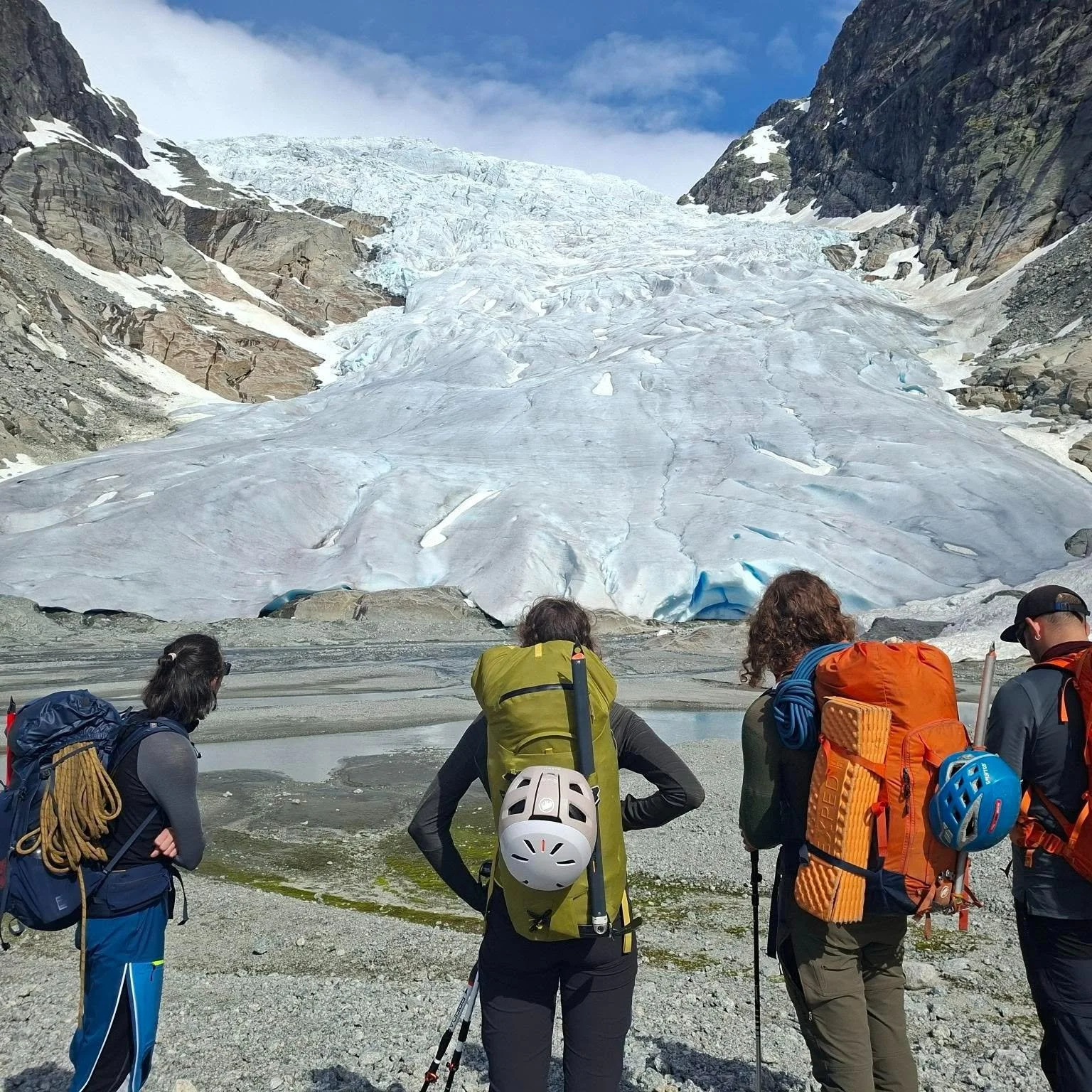 Glacier course with Wild Voss