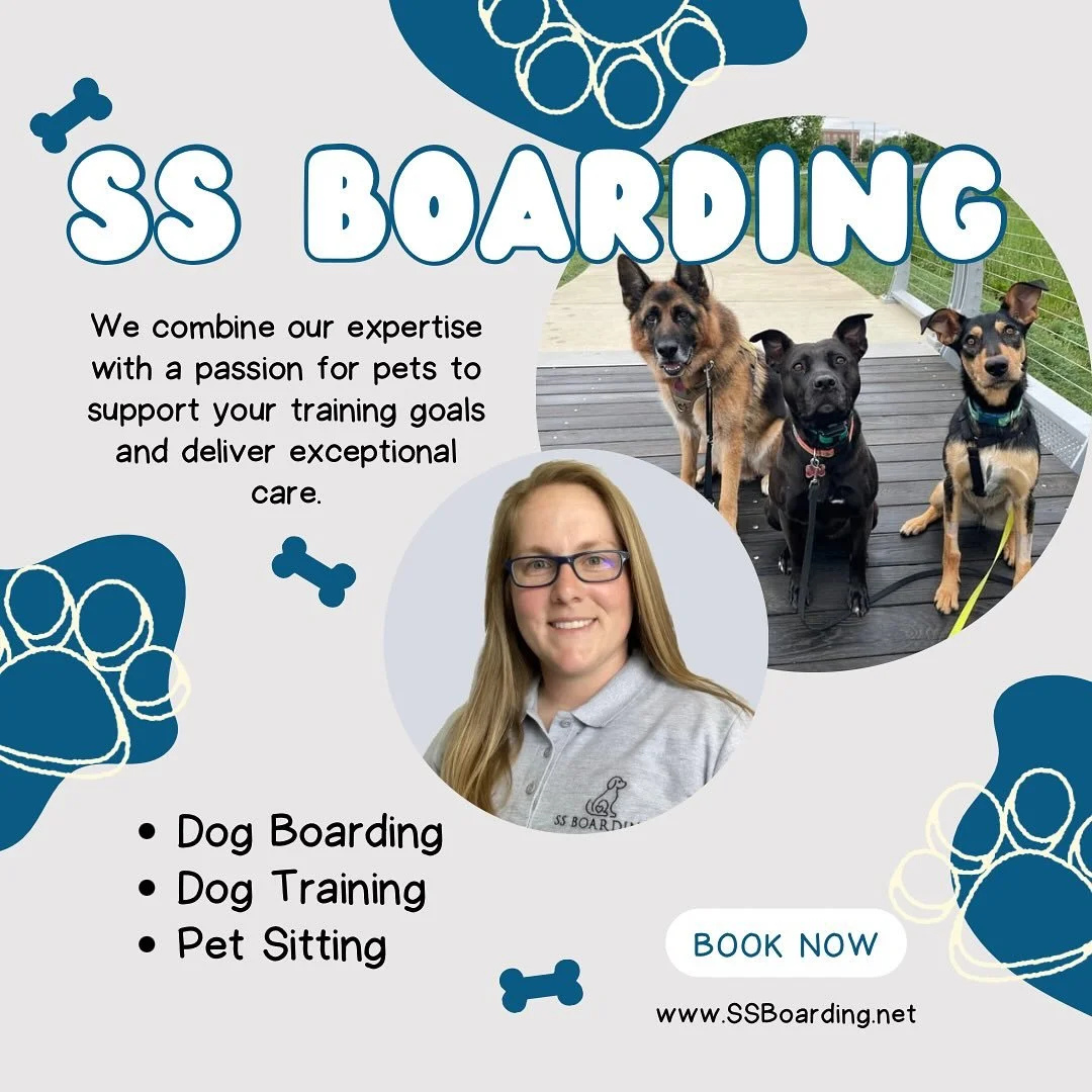 👌 Boarding, training, pet sitting&hellip; we make life easier (and a lot more fun) for dogs and their humans!
.
.

💻 SSBoarding.net
Dog Boarding | Dog Training | Pet Sitting
.
.
.
#indianadogtraining #petdogtraining #dogtraining  #indianapetsitting
