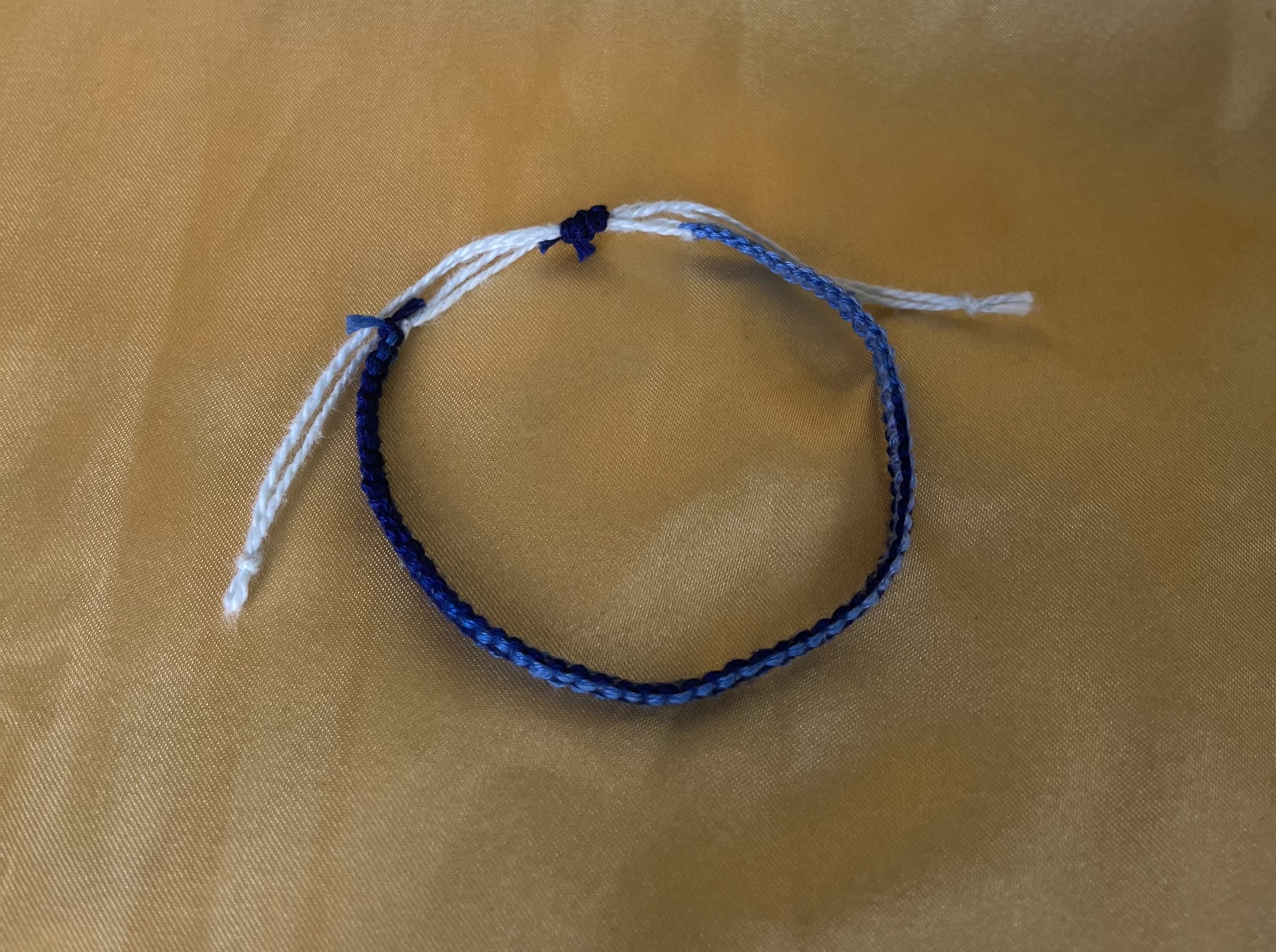 Blue String Bracelet