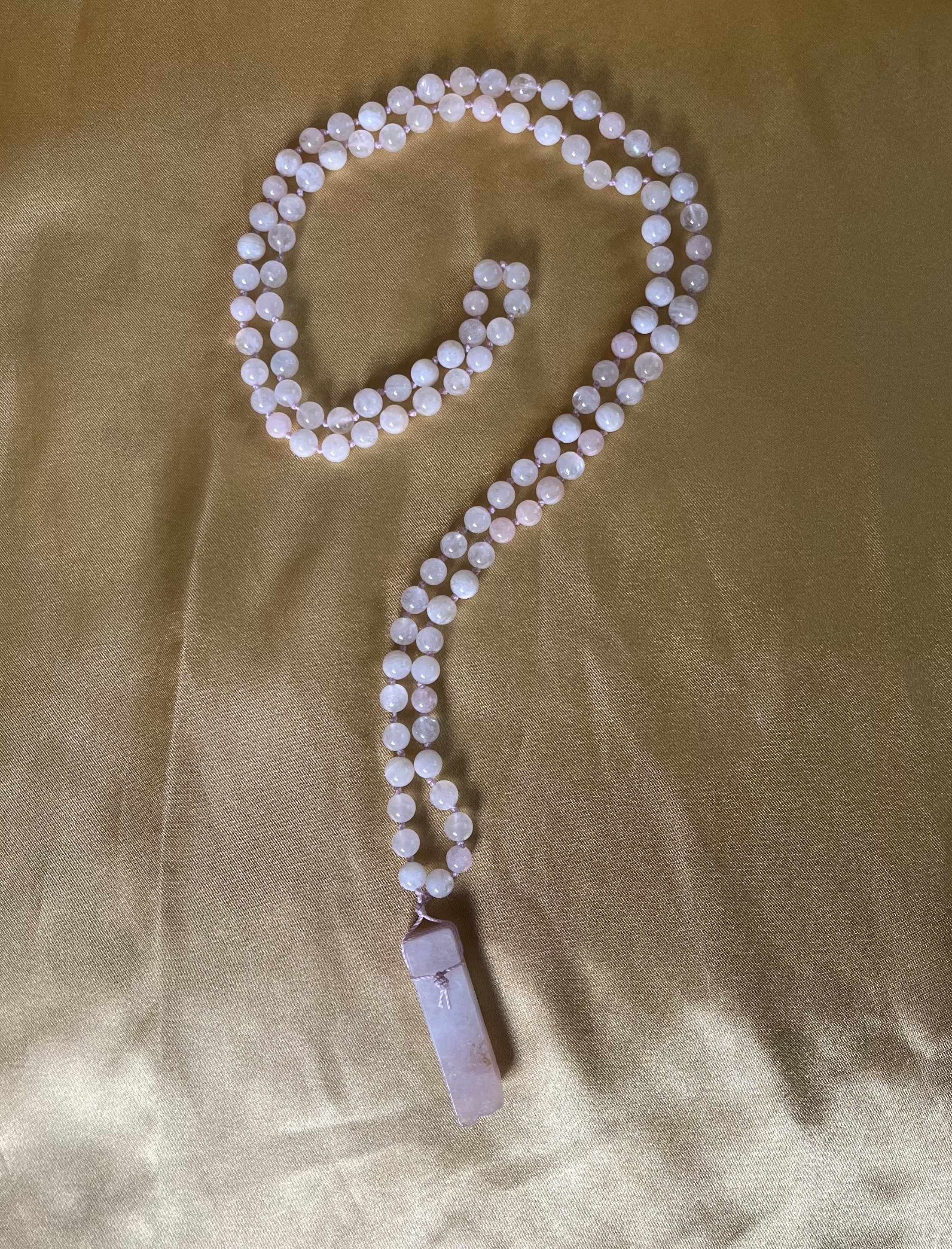 Pink Mala Necklace