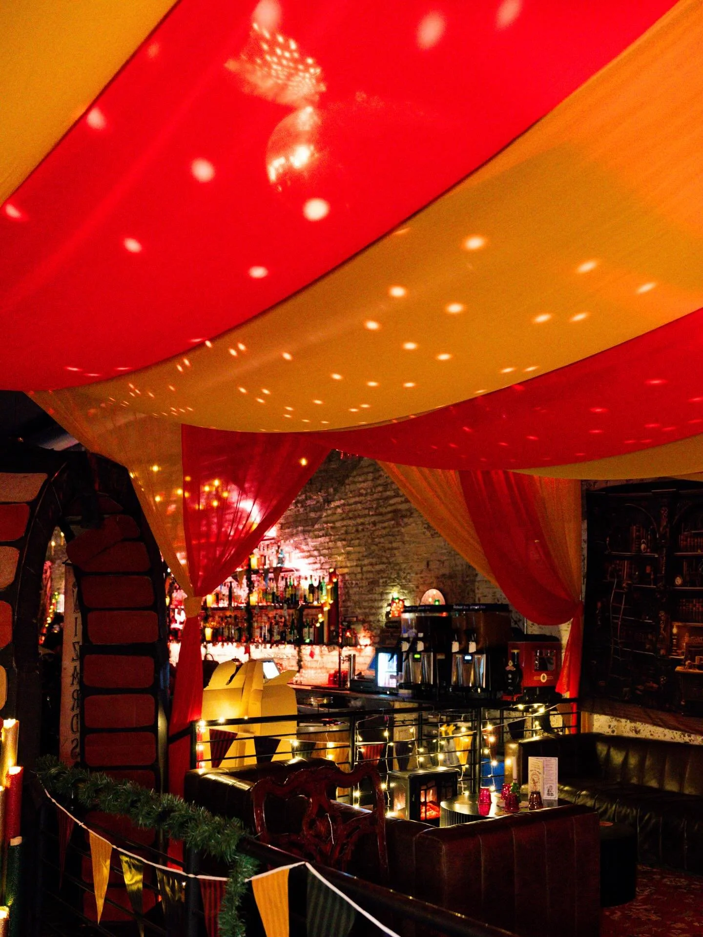 Christmas break is over and the castle is alive again ⚡️
We&rsquo;re back open today at 5PM, just in time to kick off a magical Friday night. Frozen ButterBeer is flowing, Giggle Water is doing what it does best, and the Deathly Hallows espresso mart