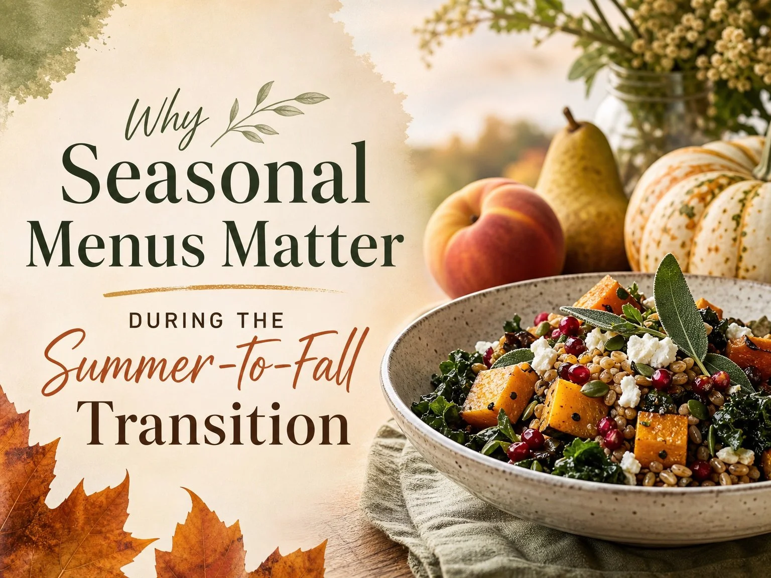 Why Seasonal Menus Matter During the Summer-to-Fall Transition