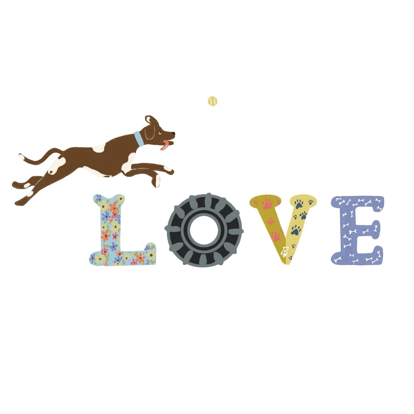 Dog Park LOVE for a current map project.