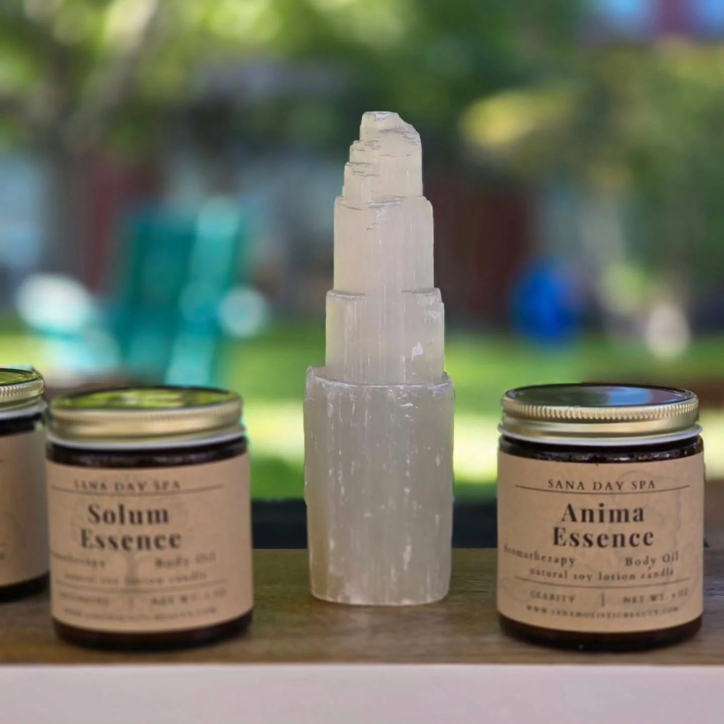 Have you experienced the magic of our Essence Candles? ✨
Not just a candle &mdash; it&rsquo;s a moment of ritual.
Crafted with shea butter, coconut oil, cocoa butter, and soy, it melts into a warm body oil that nourishes the skin and soothes the sens