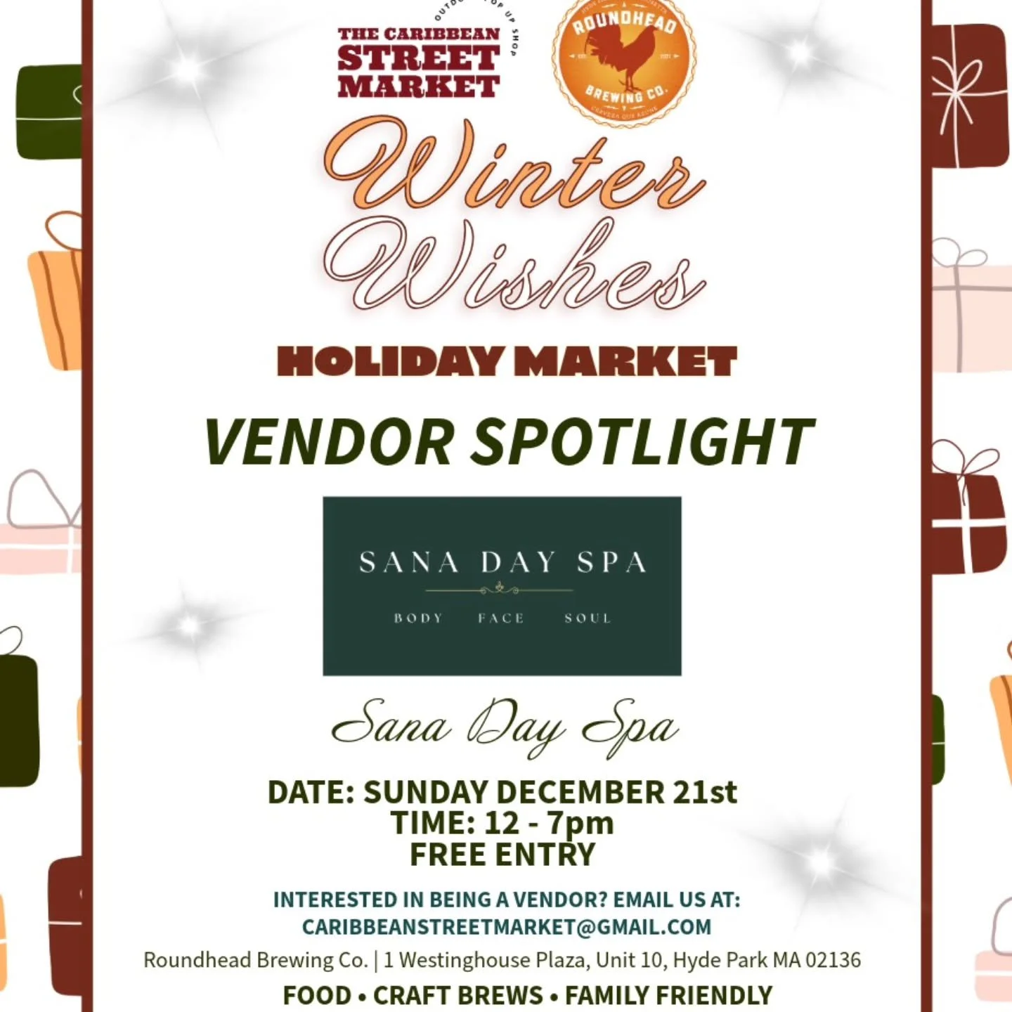 Join us at the Winter Wishes Holiday Market for a joyful day of local vendors, handcrafted gifts, community love, and festive fun! 🎁✨
Free entry, good vibes, and the perfect place to support small businesses this season.
See you on Sunday, December 