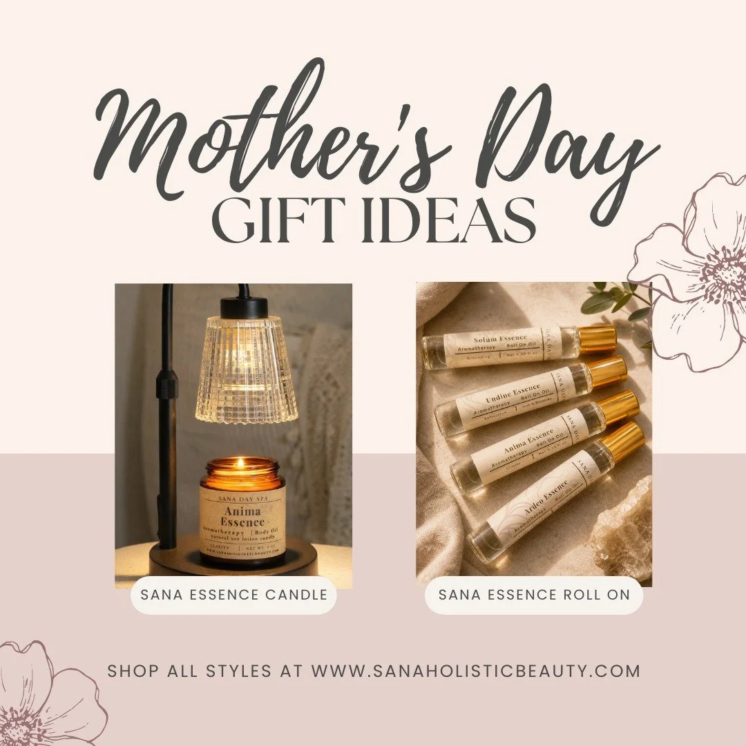 Mother&rsquo;s Day, reimagined through care.

At Sana Day Spa, we believe the most meaningful gifts are the ones that invite rest, presence, and intention.

Our Essence Candles and Ritual Roll-Ons are designed to support small, grounding moments. A p