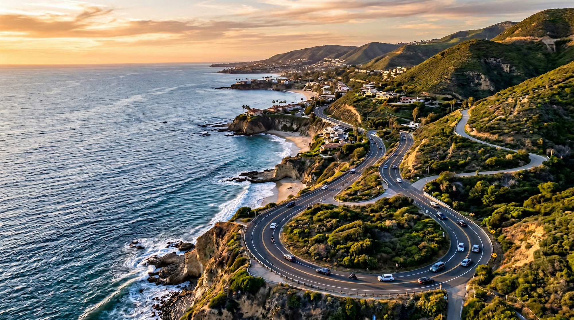 How Does the Pacific Coast Highway Affect Commute Times from Laguna Beach to Los Angeles?