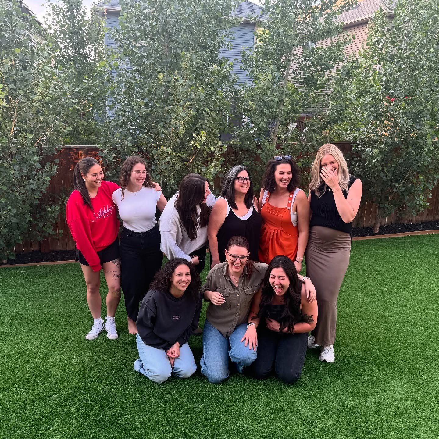 2nd annual team BBQ missing a few people because we suck and taking pictures at the beginning of the night 🙃💓✨

Shoutout to my dogs for being the opposite of chill 🥹😶&zwj;🌫️

#okotoks #teambuilding #okotokstherapist #okotokstherapy #highriver #c