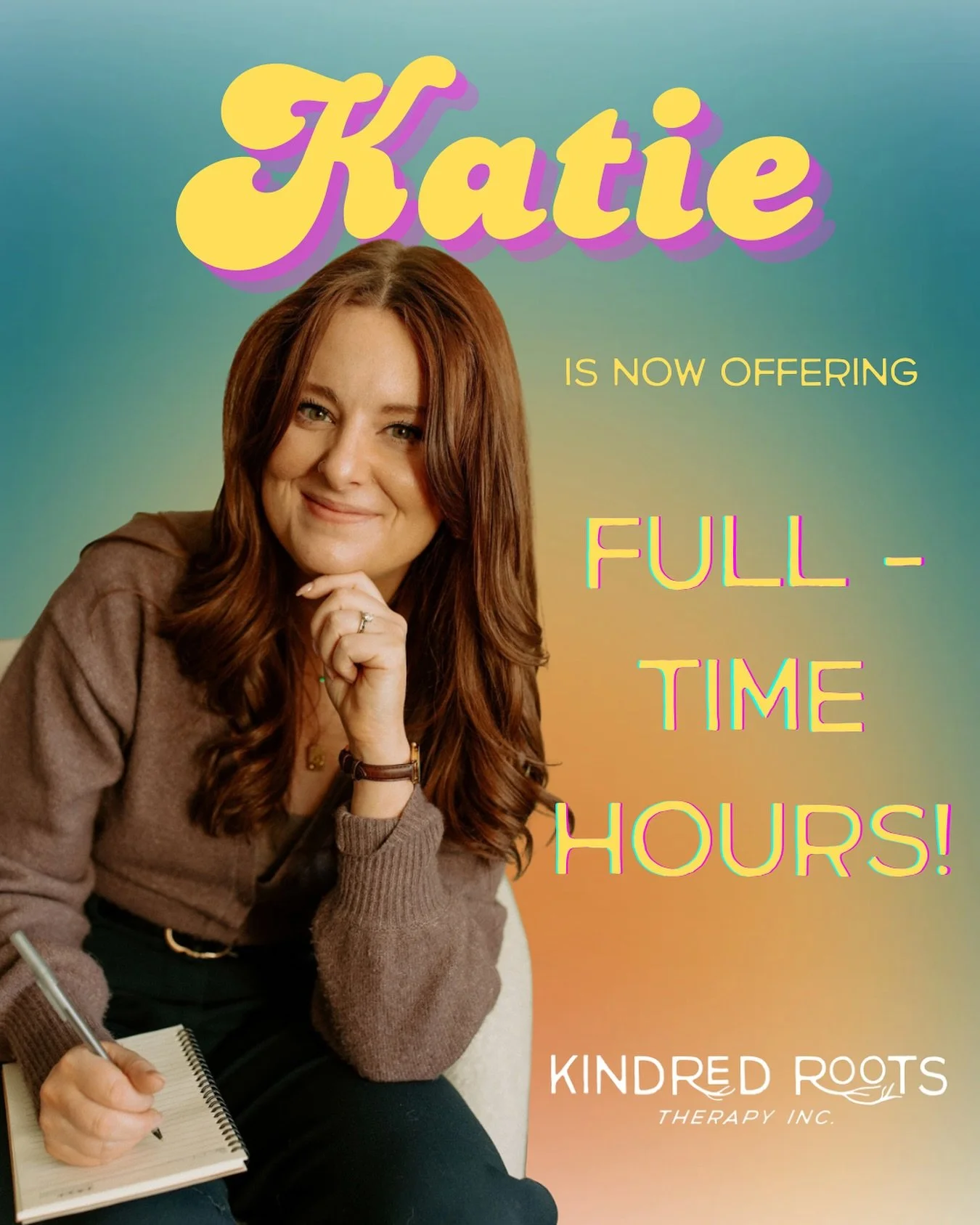 We are so happy to share that our amazing @kindredrootskatie is now available full-time at our Okotoks Healing Hub! 🌞💓

Katie is highly sought after with both kids ages 3+ as well as adults. Her increased availability means that she is now able to 