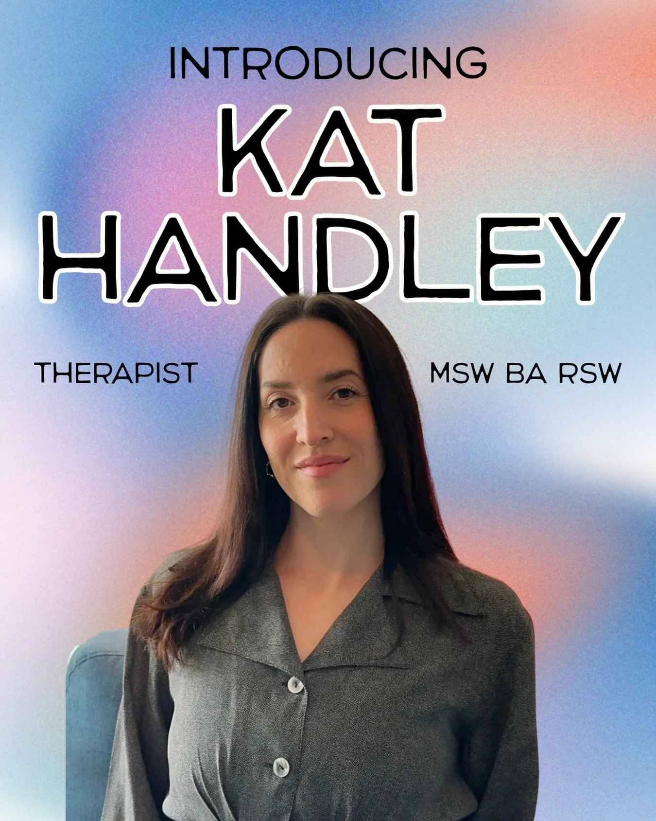 Please welcome the newest member of the KR family, Kat Handley! ✨💃🏻

@kindredrootskat is joining the team as a full-time therapist at our Okotoks Healing Hub. Kat describes her therapy style as action-oriented, warm, creative and inclusive. As a ce